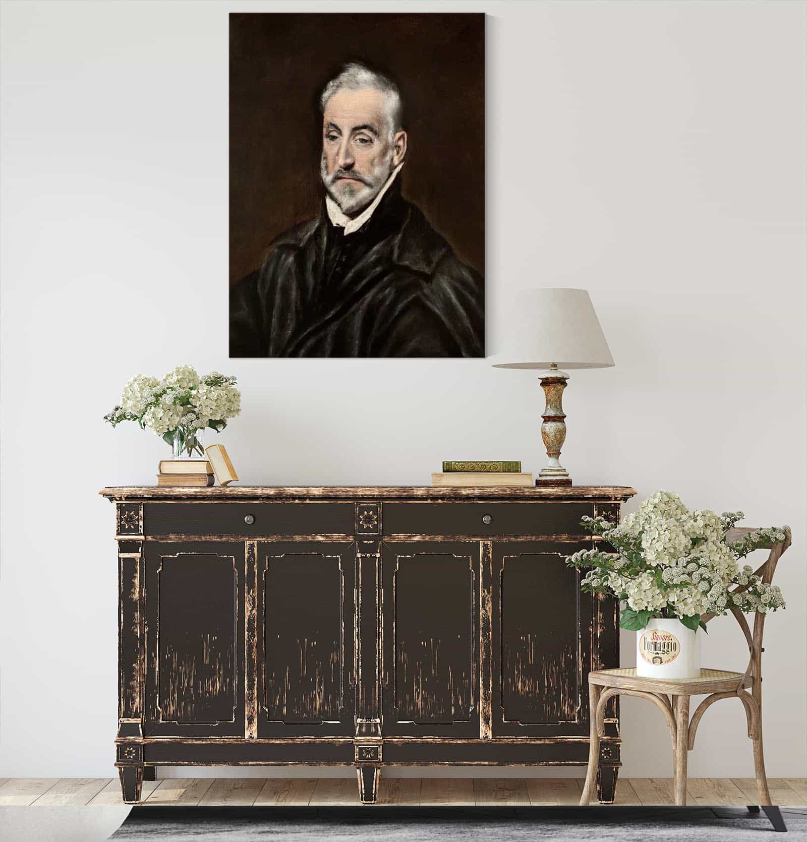 Portrait Of Antonio De Covarrubias Y Leiva Spanish Jurist And Humanist by El Greco - Image 4