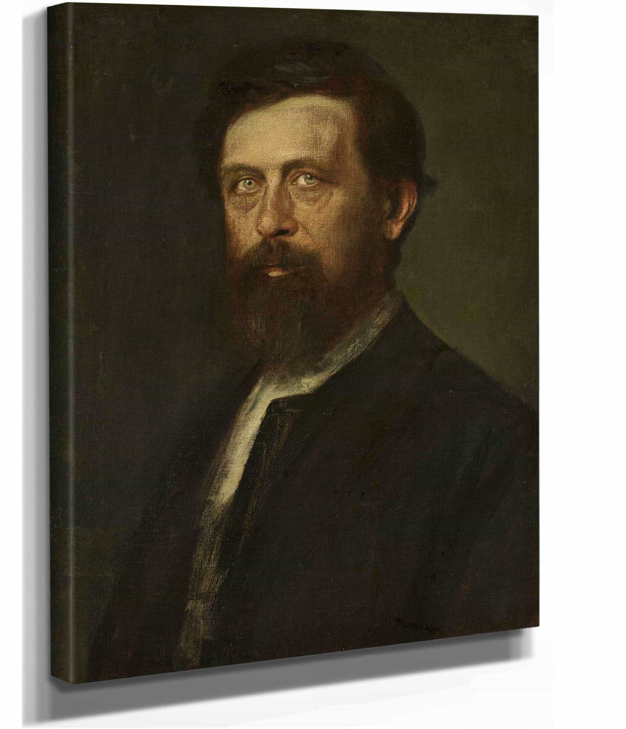 Portrait Of Arnold Bocklin by Franz Von Lenbach - Image 2