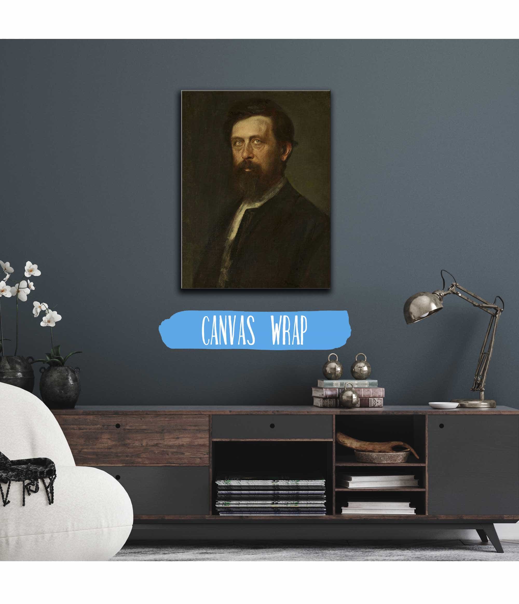 Portrait Of Arnold Bocklin by Franz Von Lenbach - Image 3