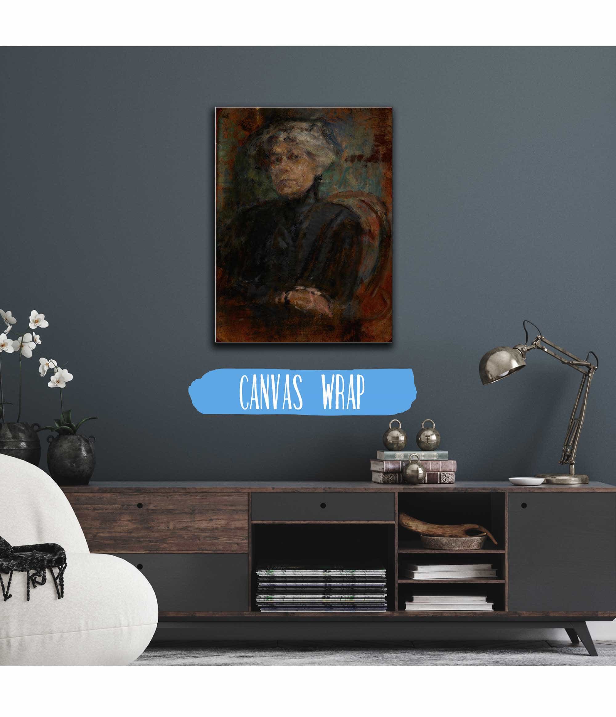 Portrait Of Berta Dylion by Olga Boznanska - Image 3
