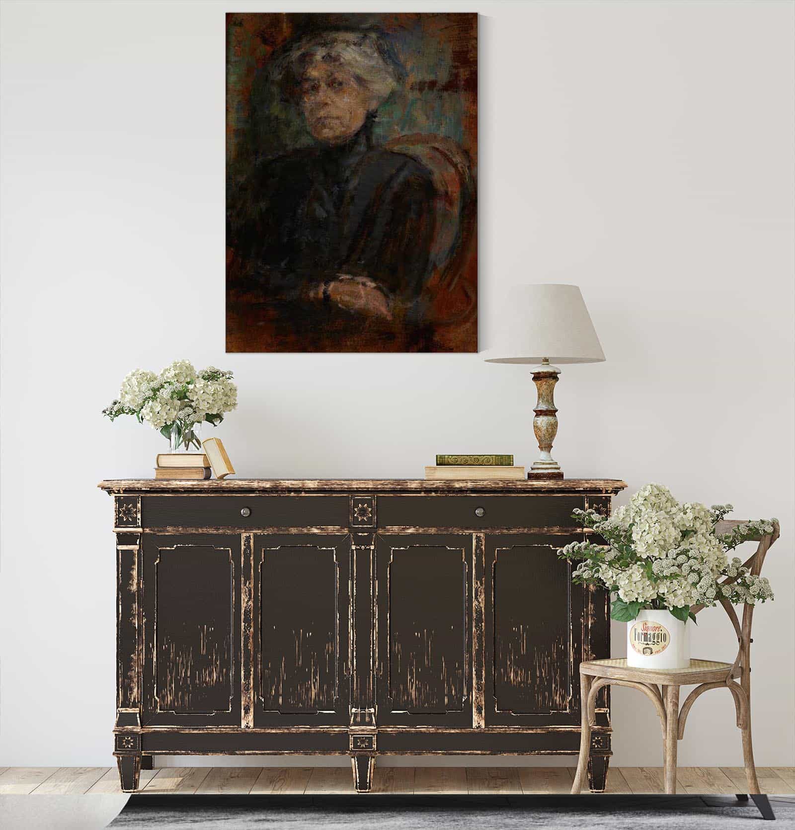 Portrait Of Berta Dylion by Olga Boznanska - Image 4