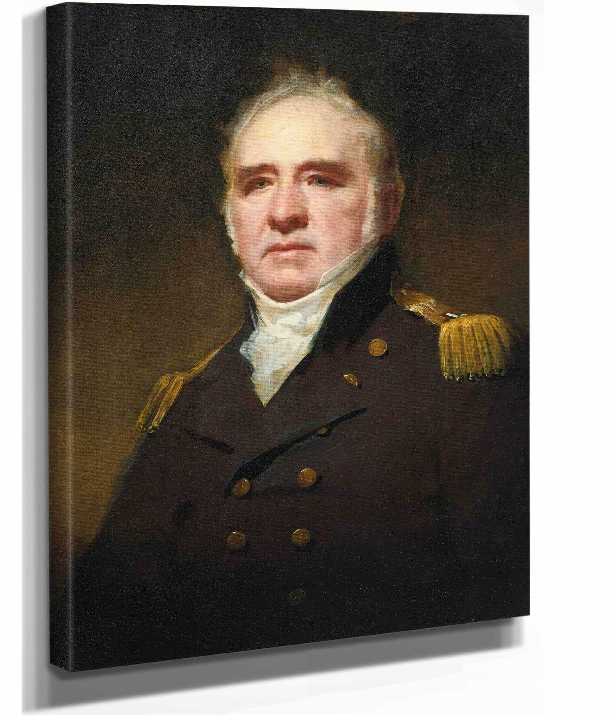 Portrait Of Captain James Forbes Drummond Rn Of Hawthornden by Sir Henry Raeburn - Image 2