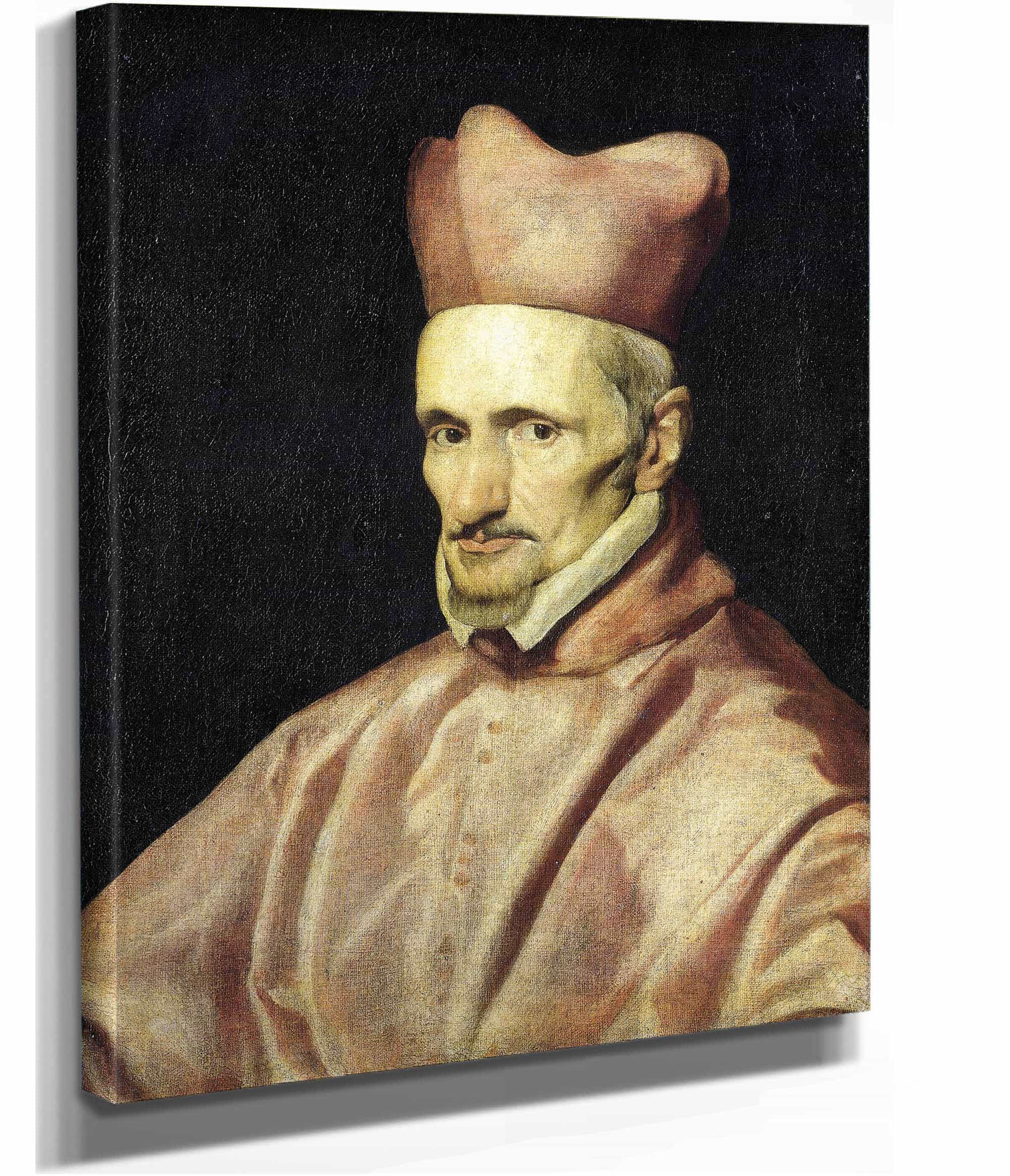 Portrait Of Cardinal Gaspar De Borja Y Velasco by Diego Velazquez - Image 2