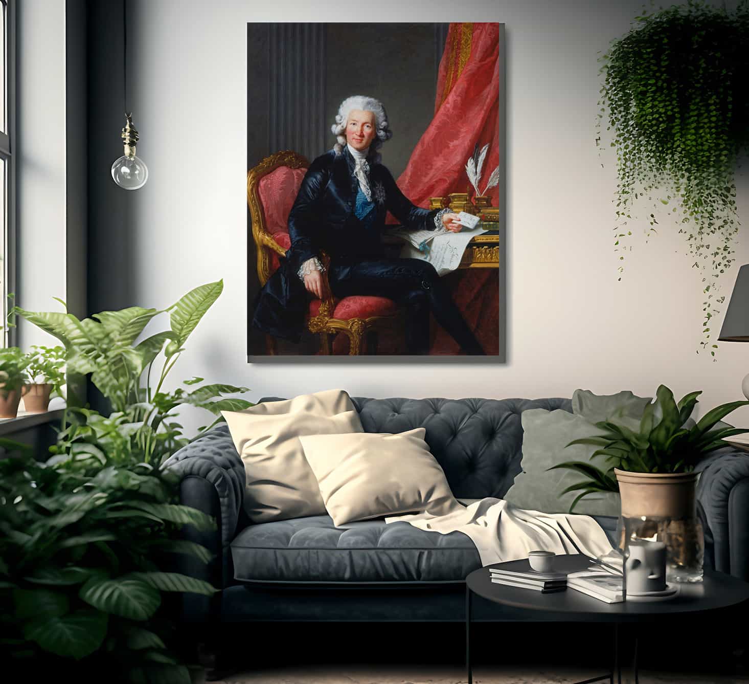 Portrait Of Charles Alexandre De Calonne 1784 By Elisabeth Vigee Le Brun - Image 2