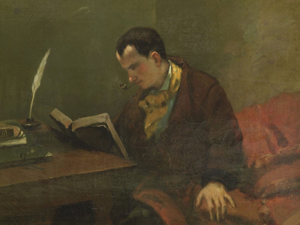 Portrait Of Charles Baudelaire (1821 67) By Jean Desire Gustave Courbet - Image 5