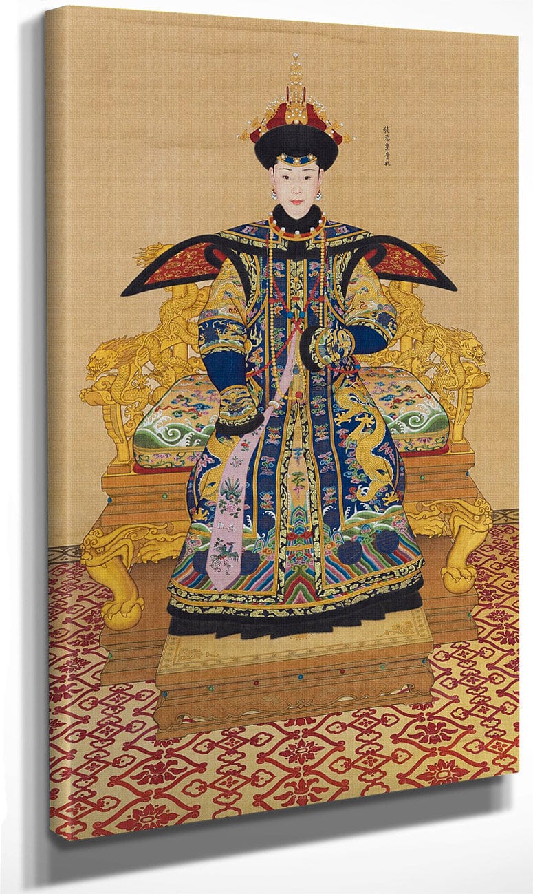Portrait Of Consort Chunhui 1760 By Giuseppe Castiglione