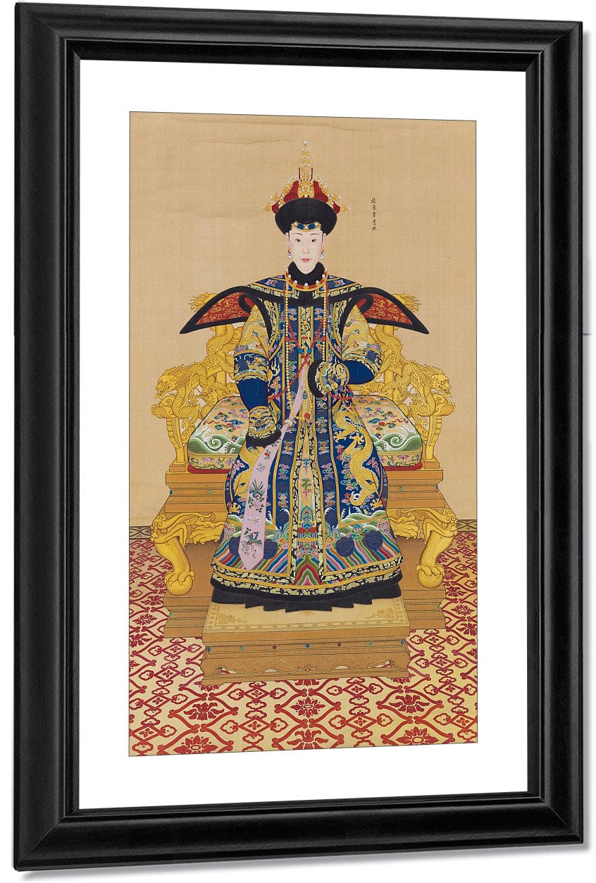 Portrait Of Consort Chunhui 1760 By Giuseppe Castiglione - Image 3