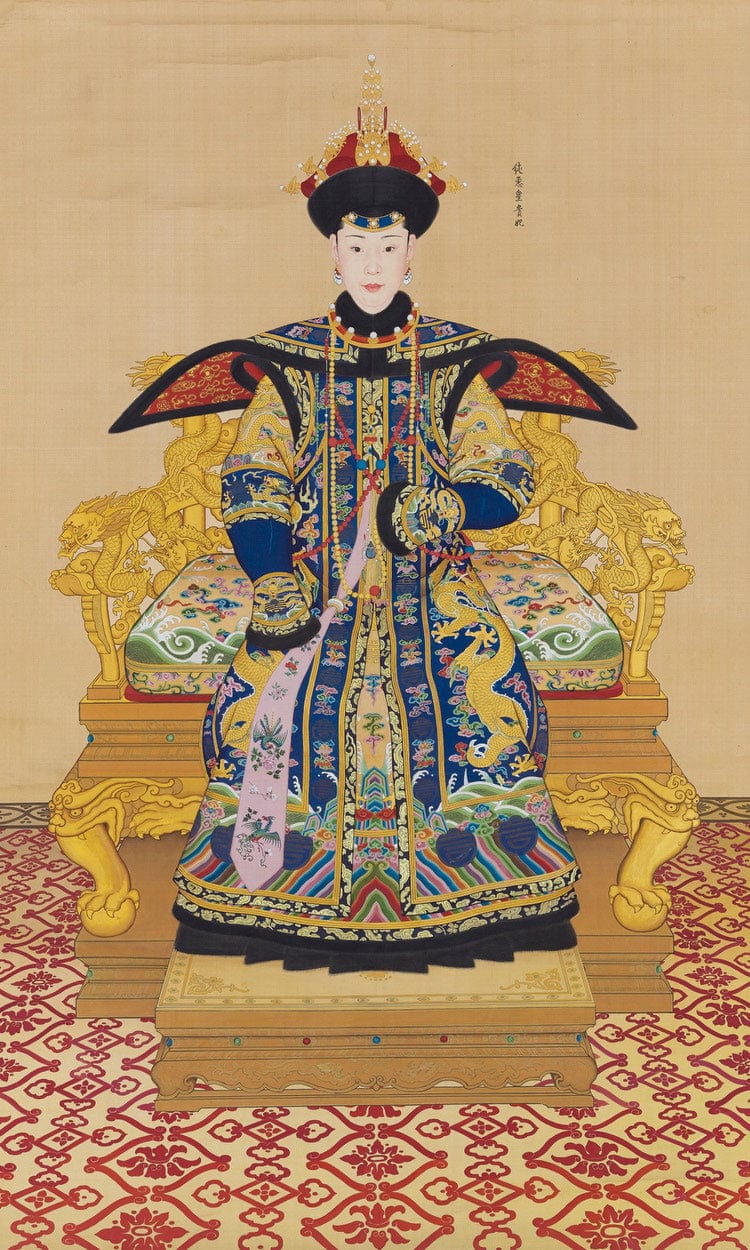 Portrait Of Consort Chunhui 1760 By Giuseppe Castiglione - Image 6