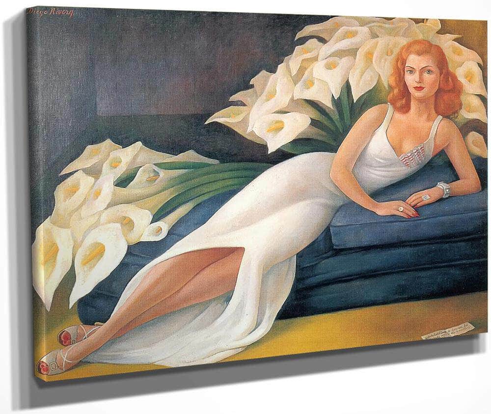 Portrait Of Cuca Bustamante By Diego Rivera