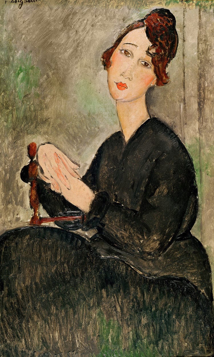 Portrait Of Dedie Hayden By Amedeo Modigliani - Image 6