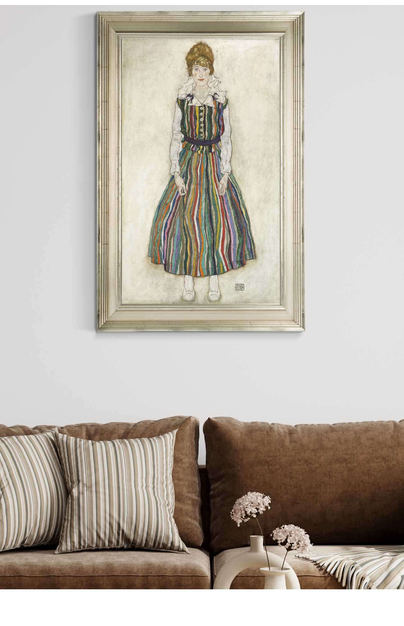 Portrait Of Edith The Artists Wife by Egon Schiele - Image 5