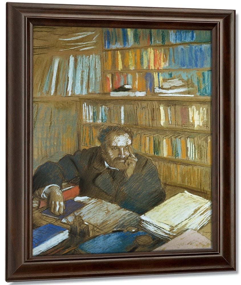 Portrait Of Edmond Duranty By Edgar Degas - Image 5