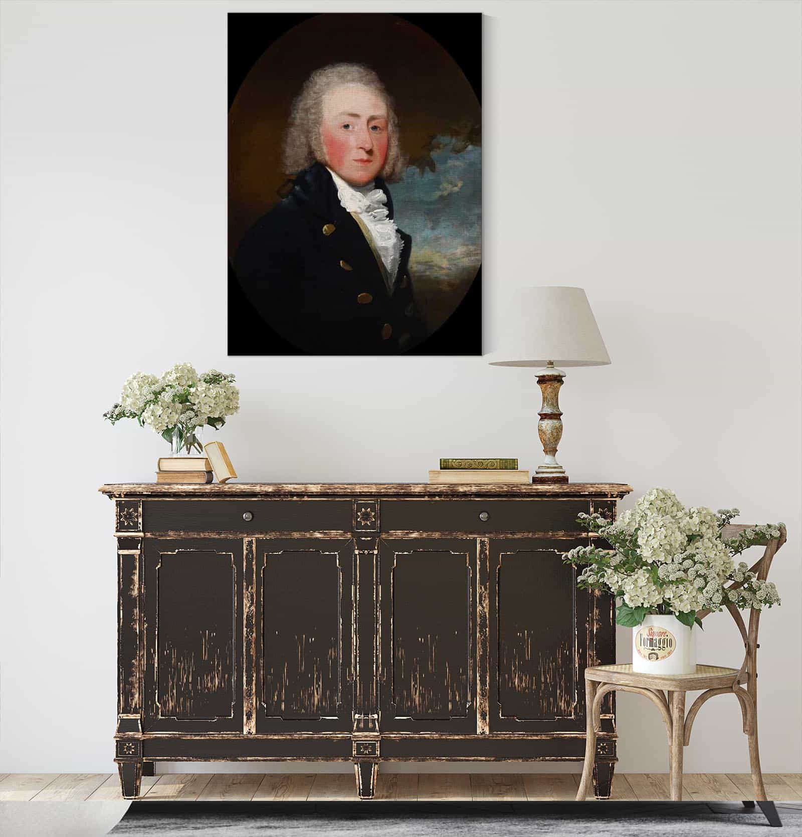 Portrait Of Edward Loftus by Gilbert Stuart - Image 4