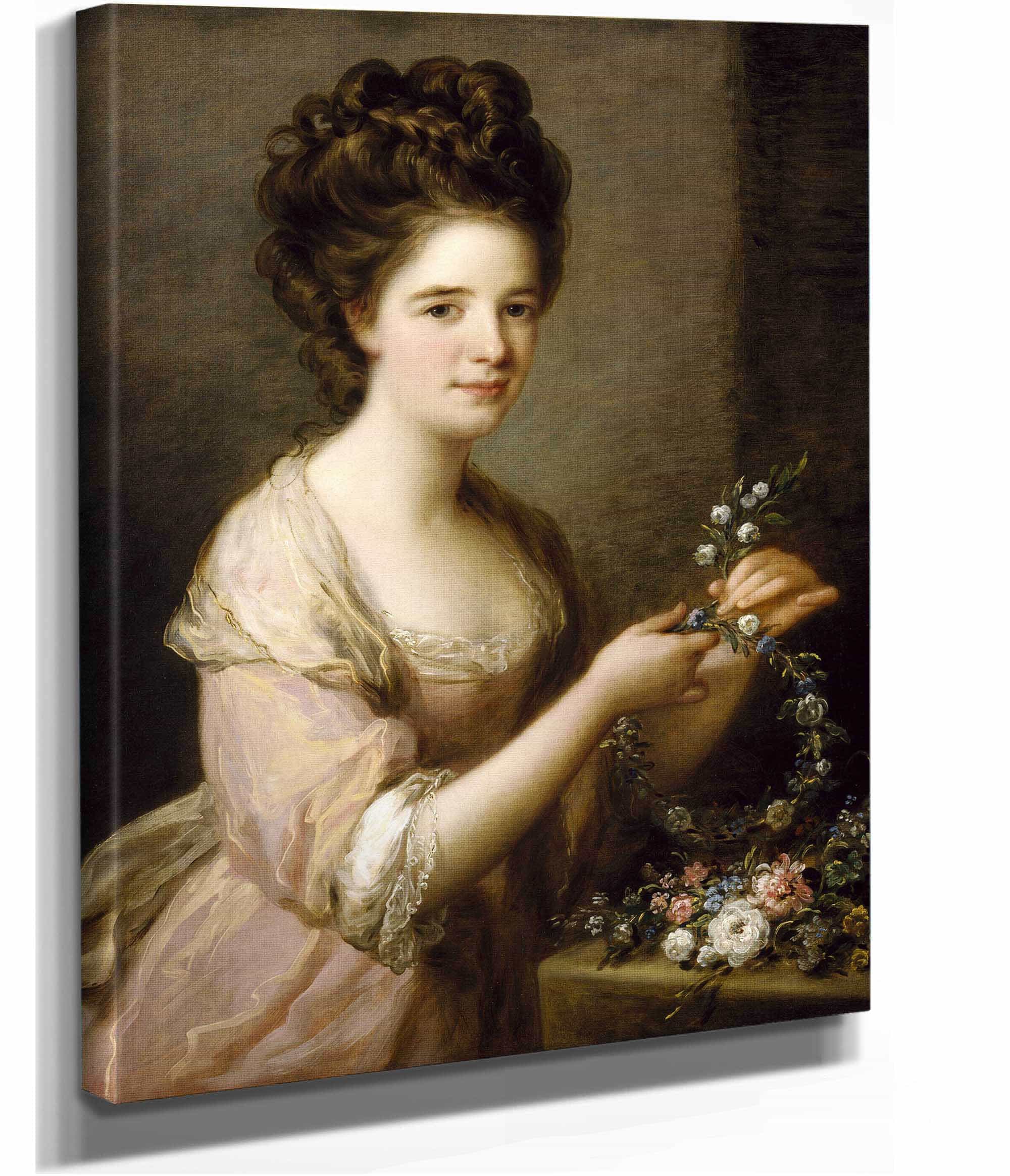 Portrait Of Eleanor Countess Of Lauderdale by Angelica Kauffmann - Image 2