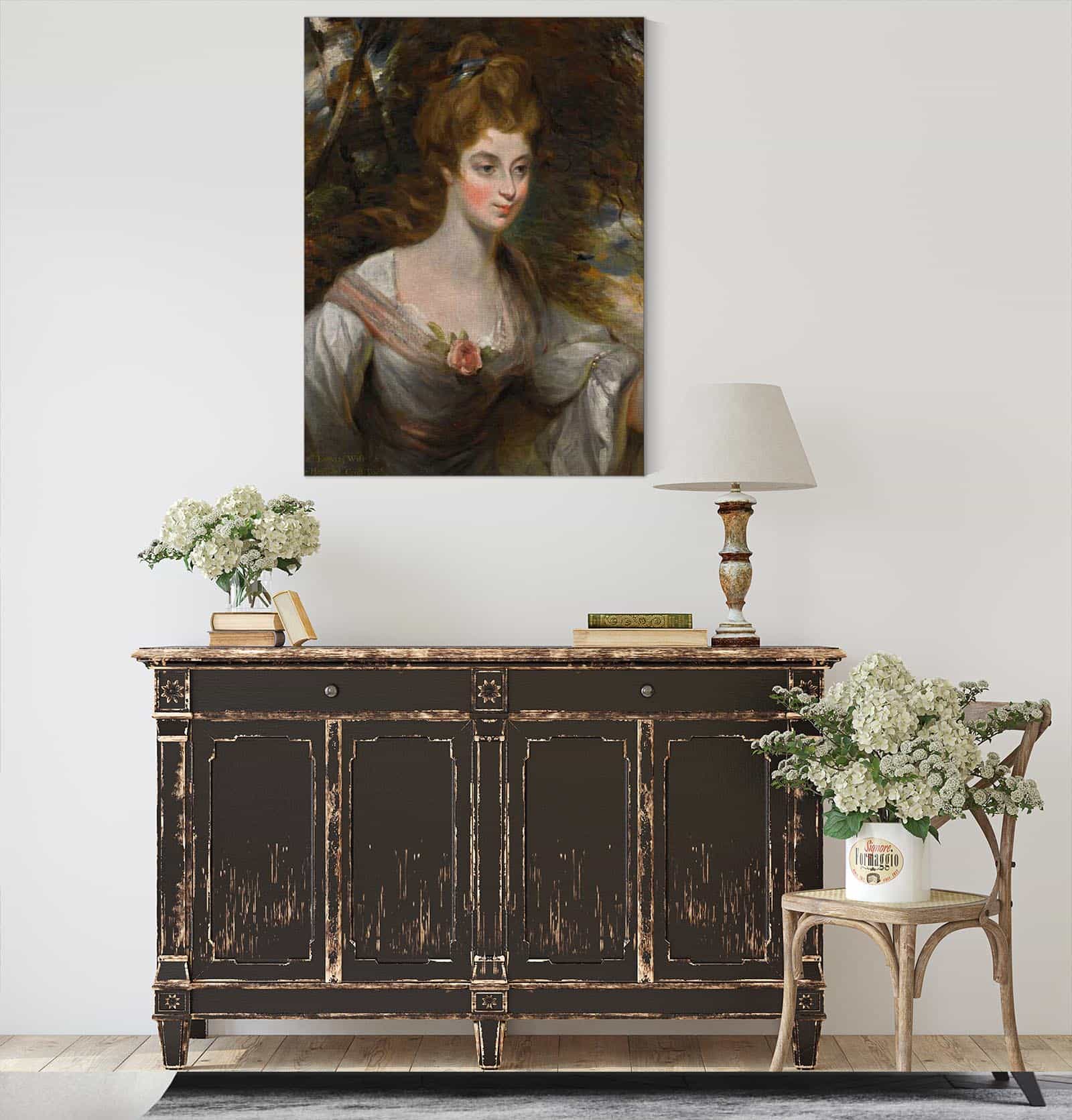 Portrait Of Elizabeth Lady Croft by John Constable - Image 4