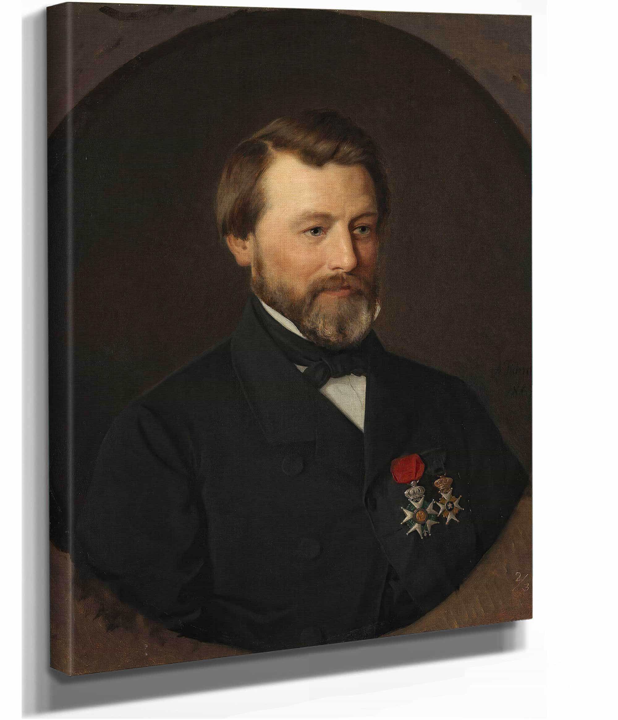 Portrait Of Emil Tidemand The Artists Brother by Adolph Tidemand - Image 2