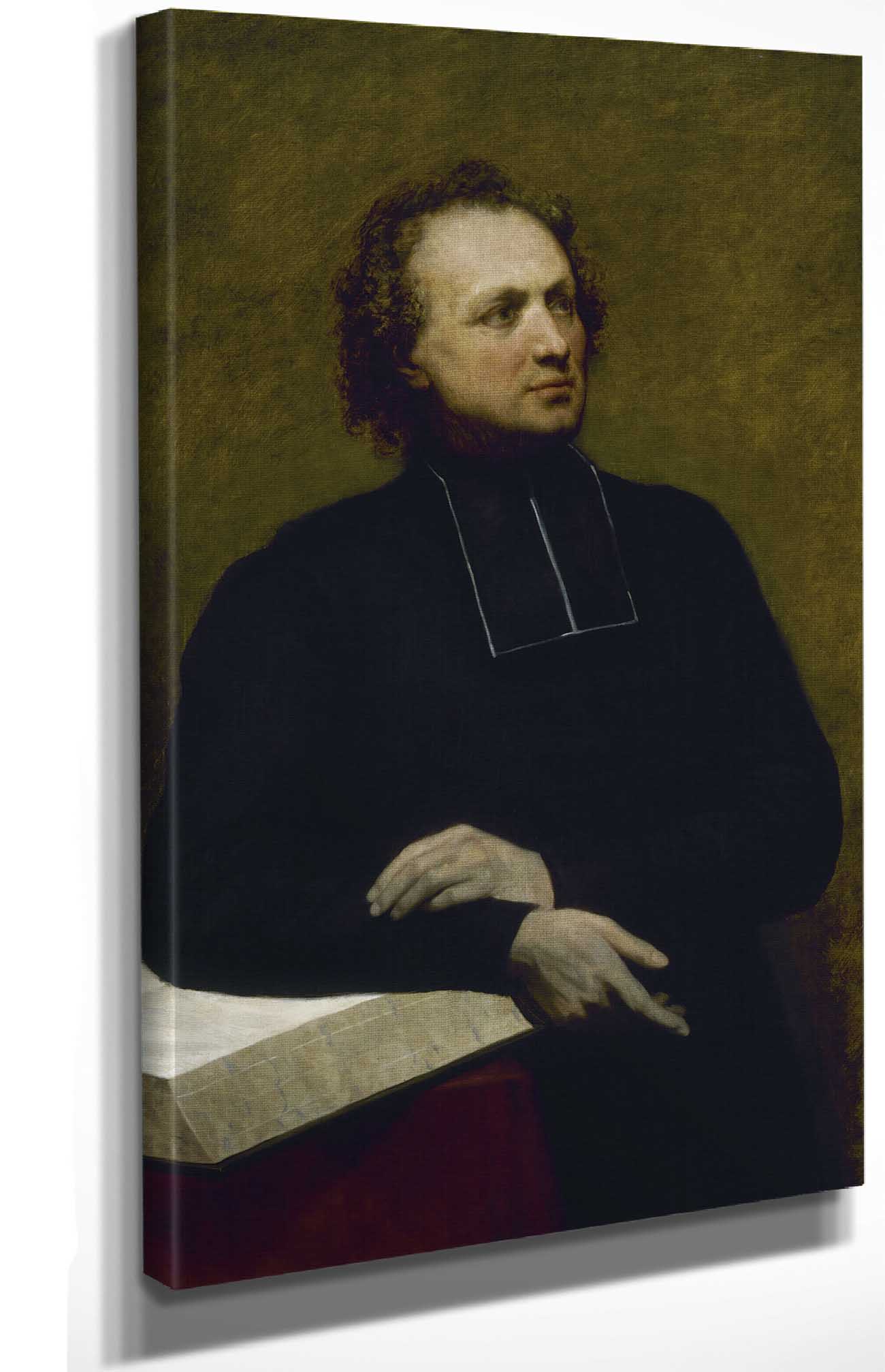 Portrait Of Father Gaspard Deguerry by Ary Scheffer - Image 4