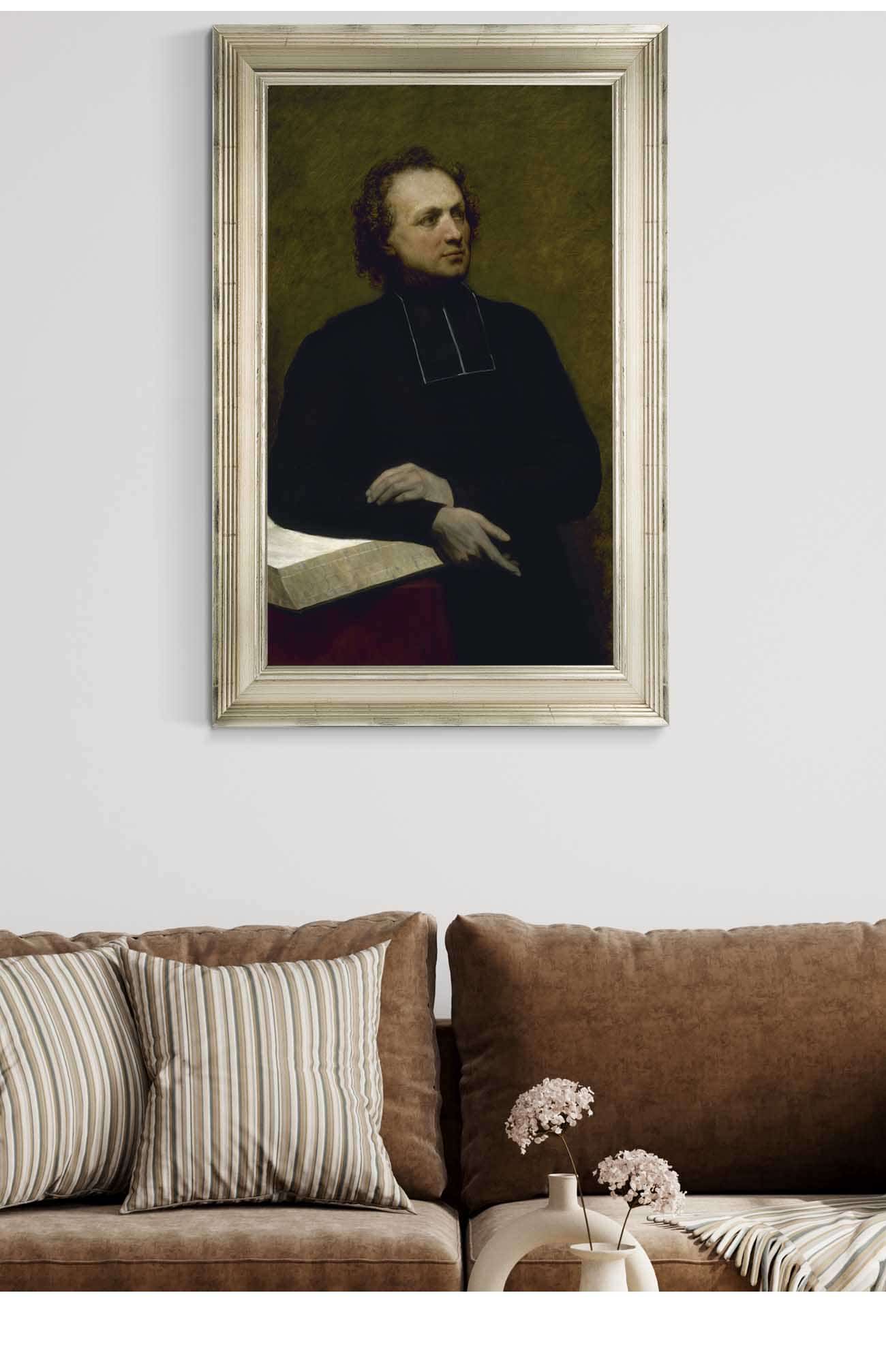 Portrait Of Father Gaspard Deguerry by Ary Scheffer - Image 5