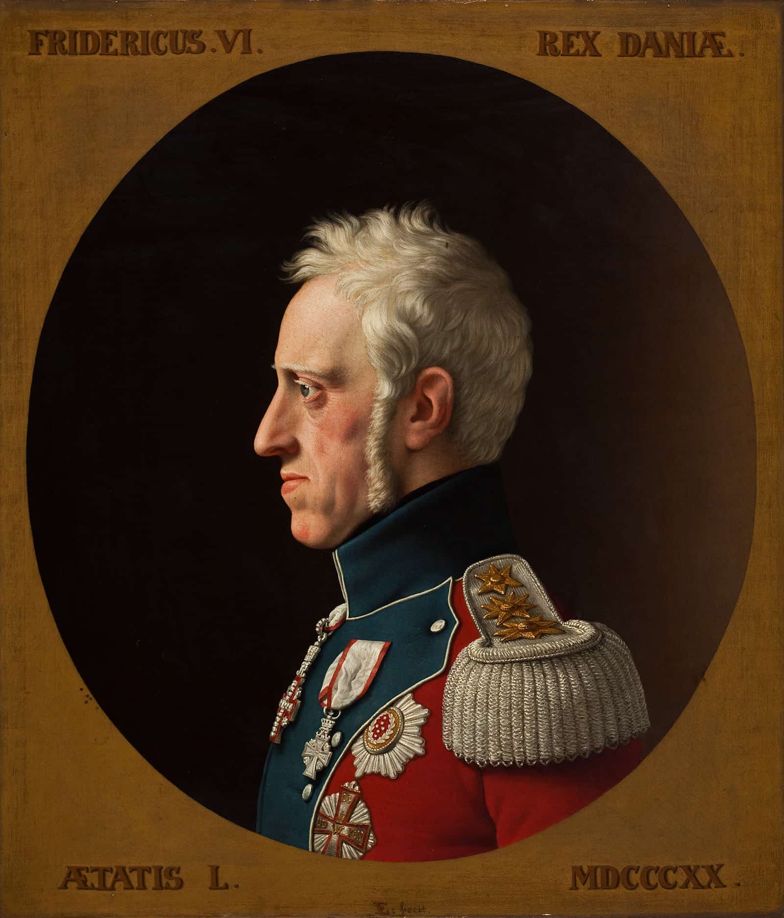 Portrait Of Frederik by Christoffer Wilhelm Eckersberg