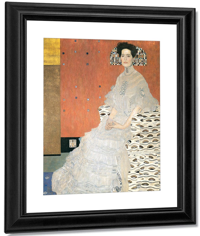 Portrait Of Fritza Riedler 1906 Austria Gallery By Gustav Klimt - Image 3
