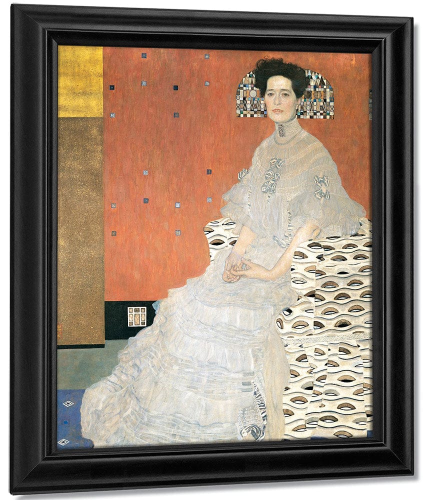 Portrait Of Fritza Riedler 1906 Austria Gallery By Gustav Klimt - Image 7