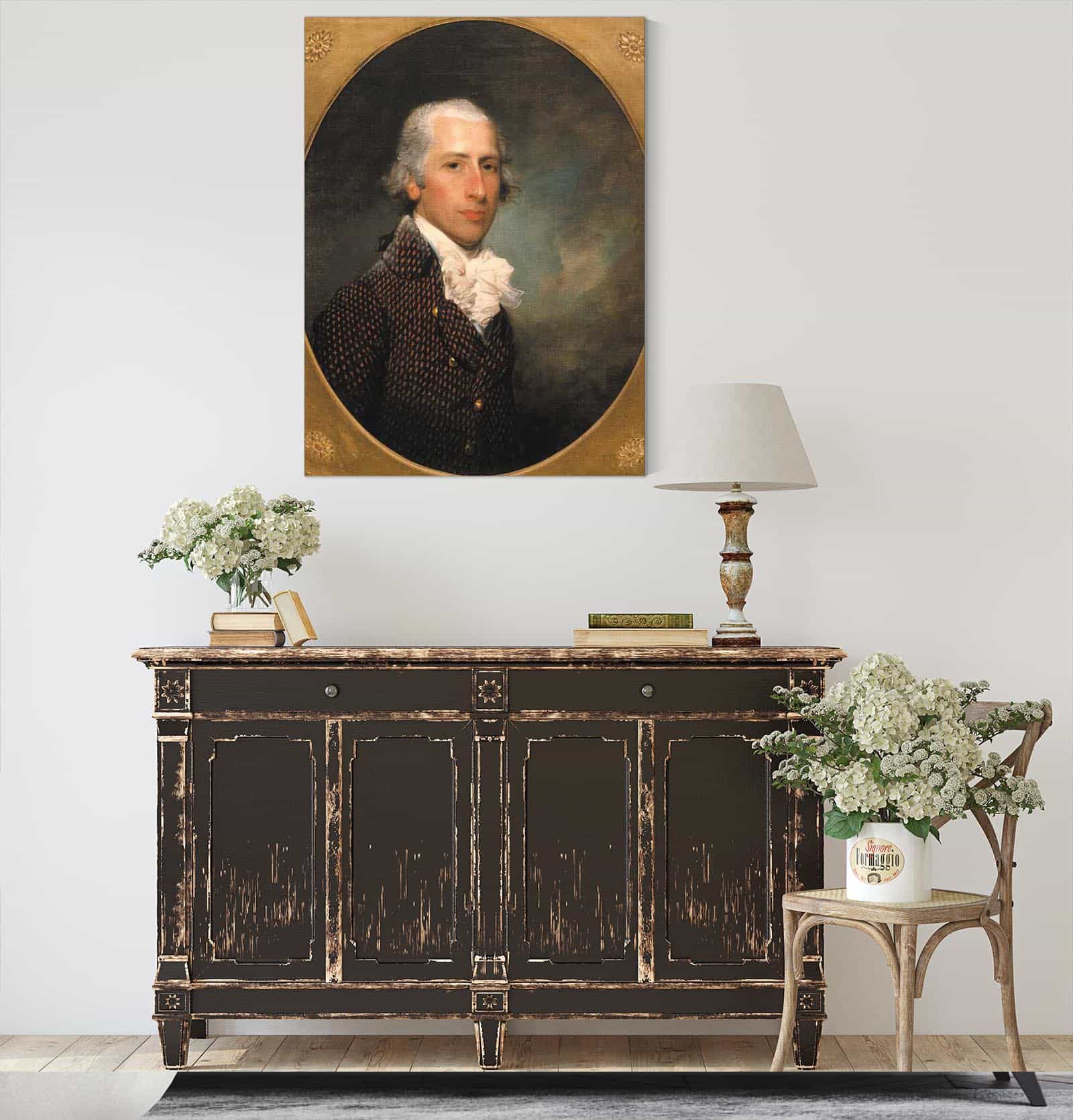 Portrait Of Gabriel Manigault by Gilbert Stuart - Image 4