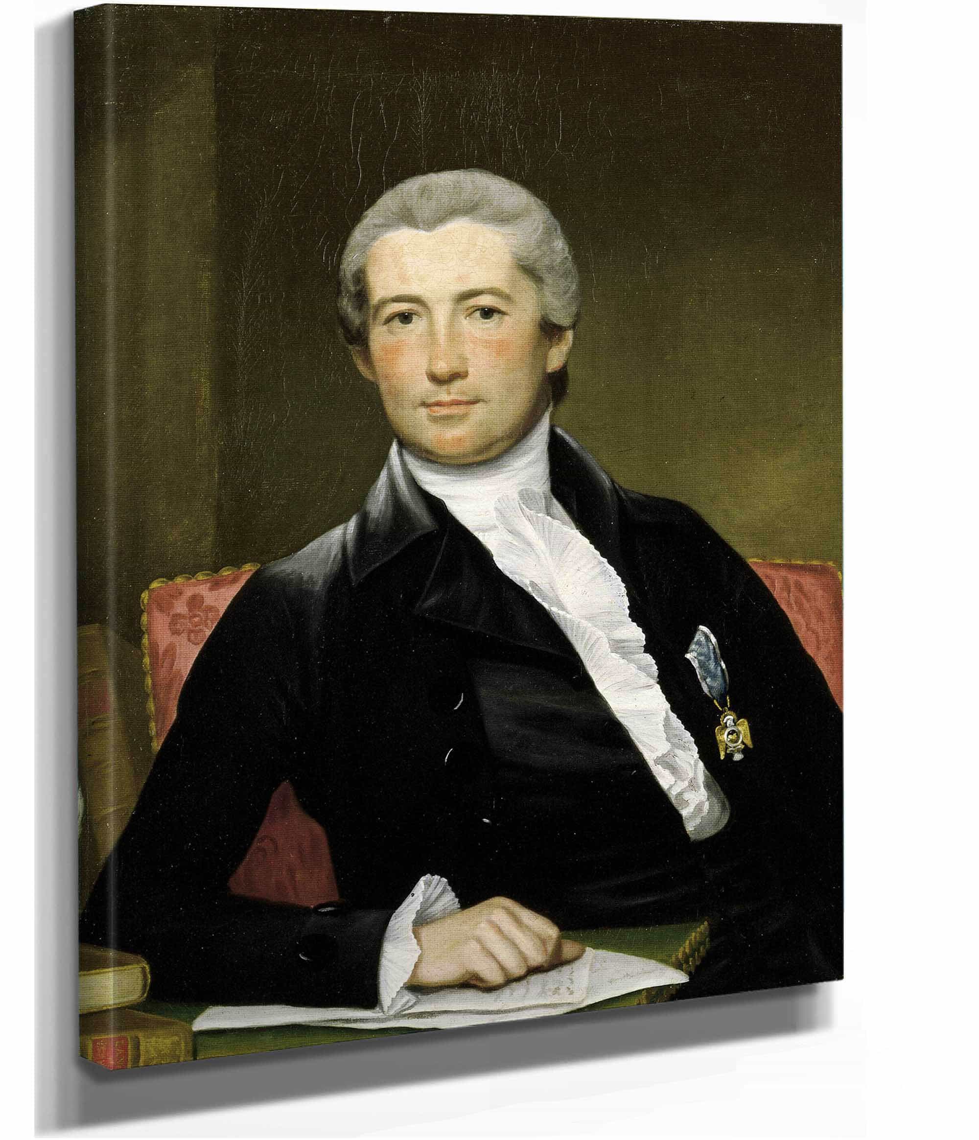 Portrait Of General Giles by Joseph Wright Of Derby - Image 2