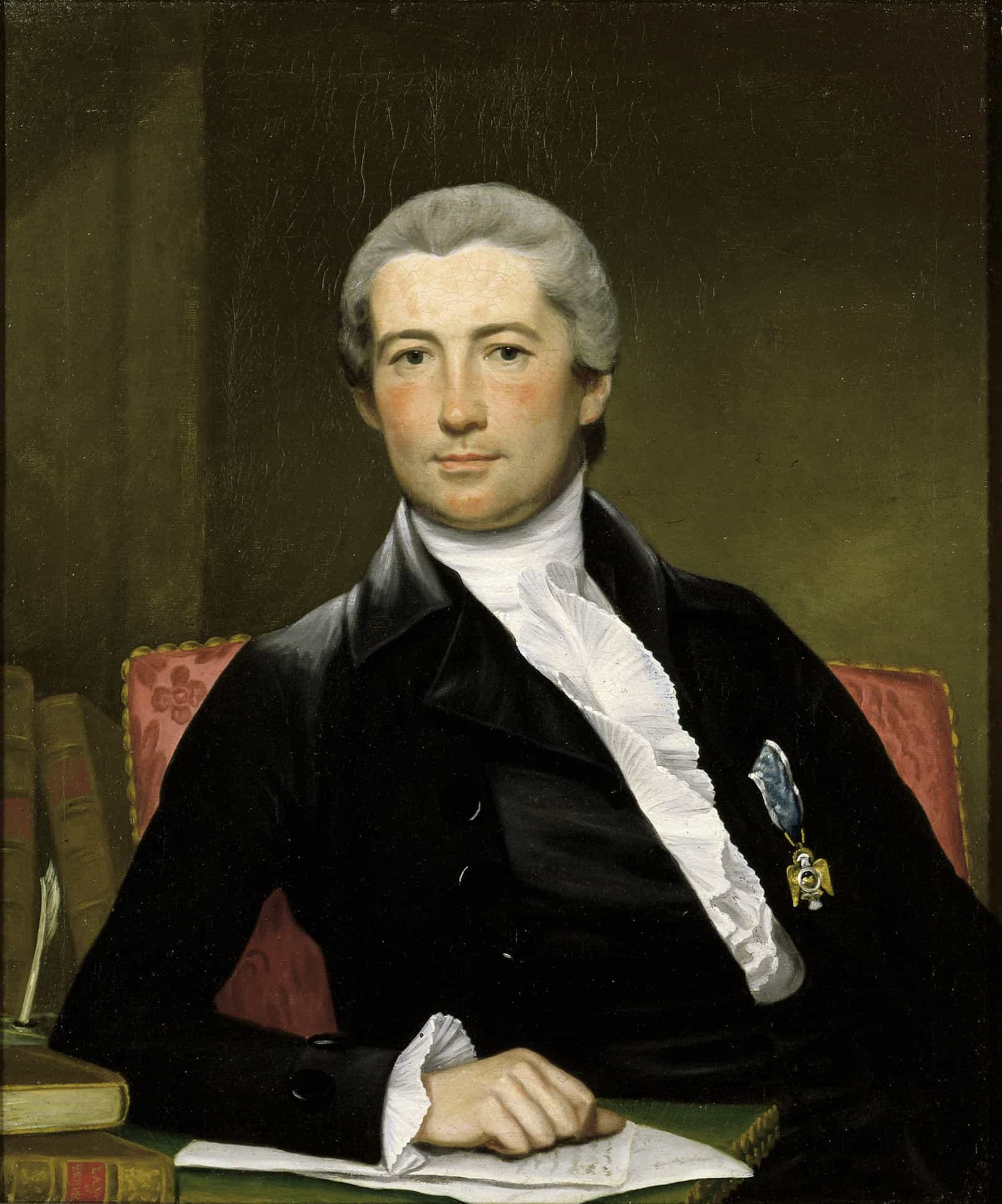 Portrait Of General Giles by Joseph Wright Of Derby - Image 3