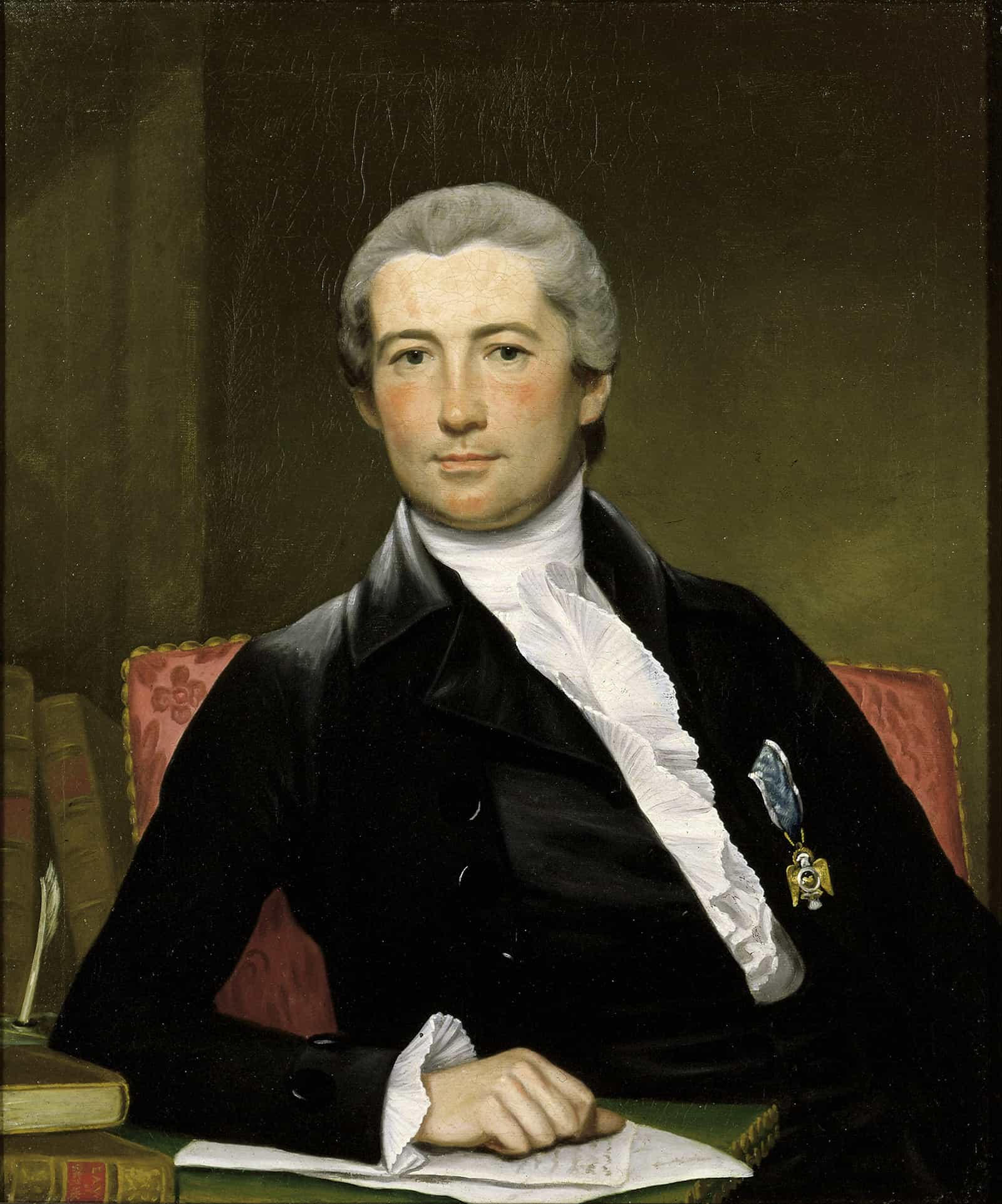 Portrait Of General Giles by Joseph Wright Of Derby - Image 4