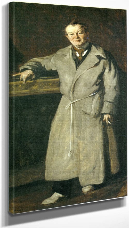 Portrait Of George Luks By Robert Henri - Image 3