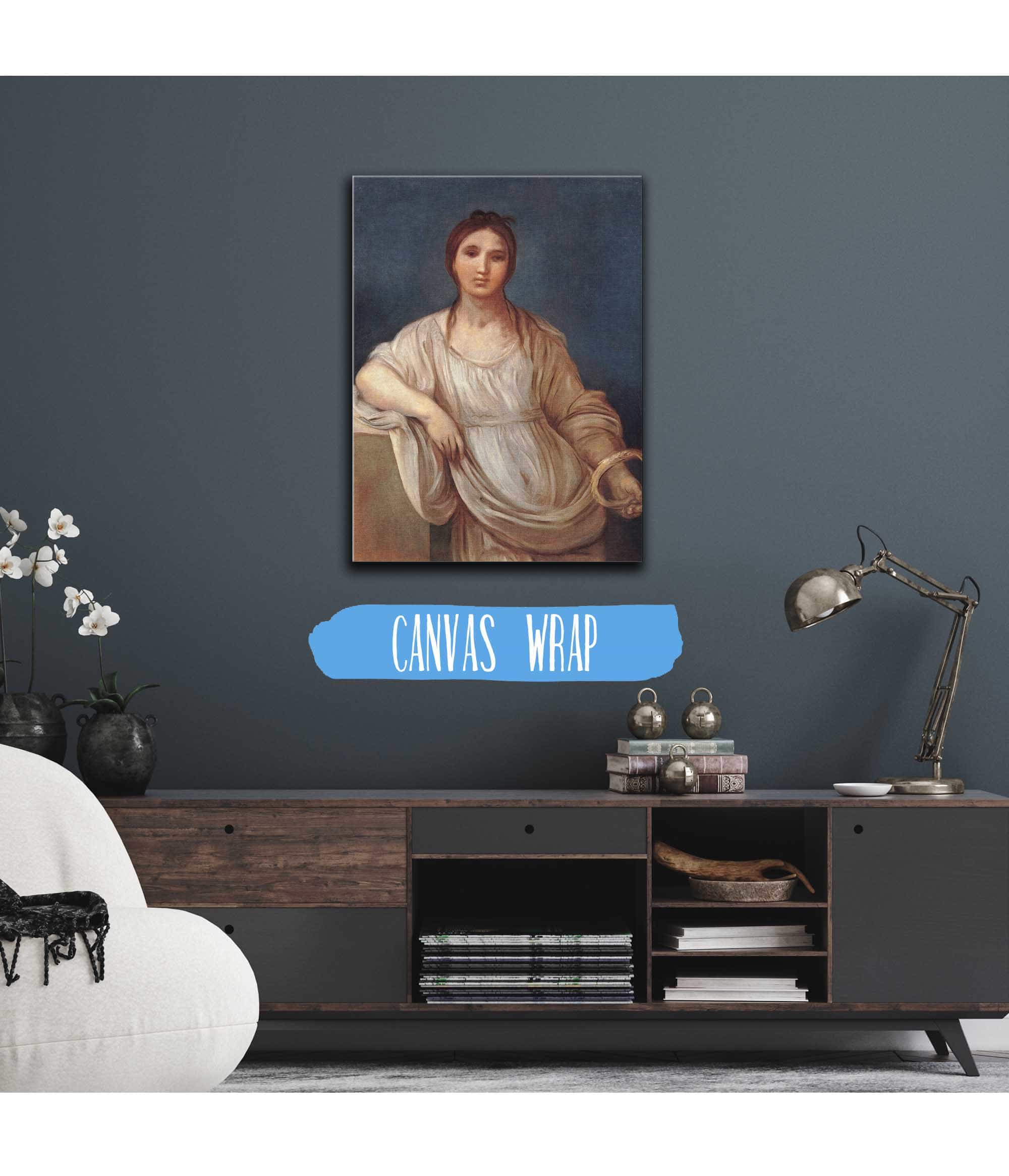 Portrait Of Girl With A Crown From Until by Guido Reni - Image 3