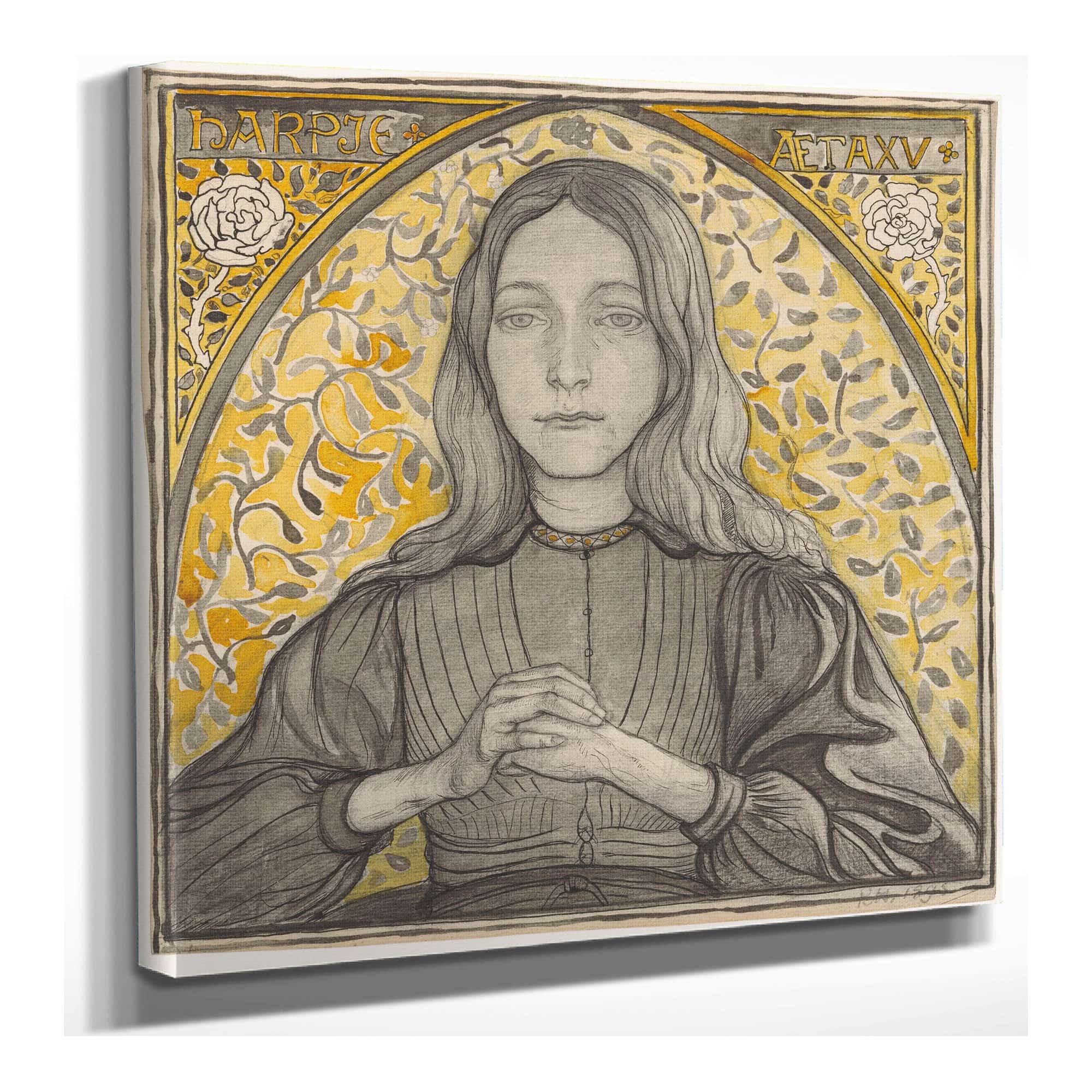 Portrait Of Harpje Aged by Richard Nicolaus Roland Holst