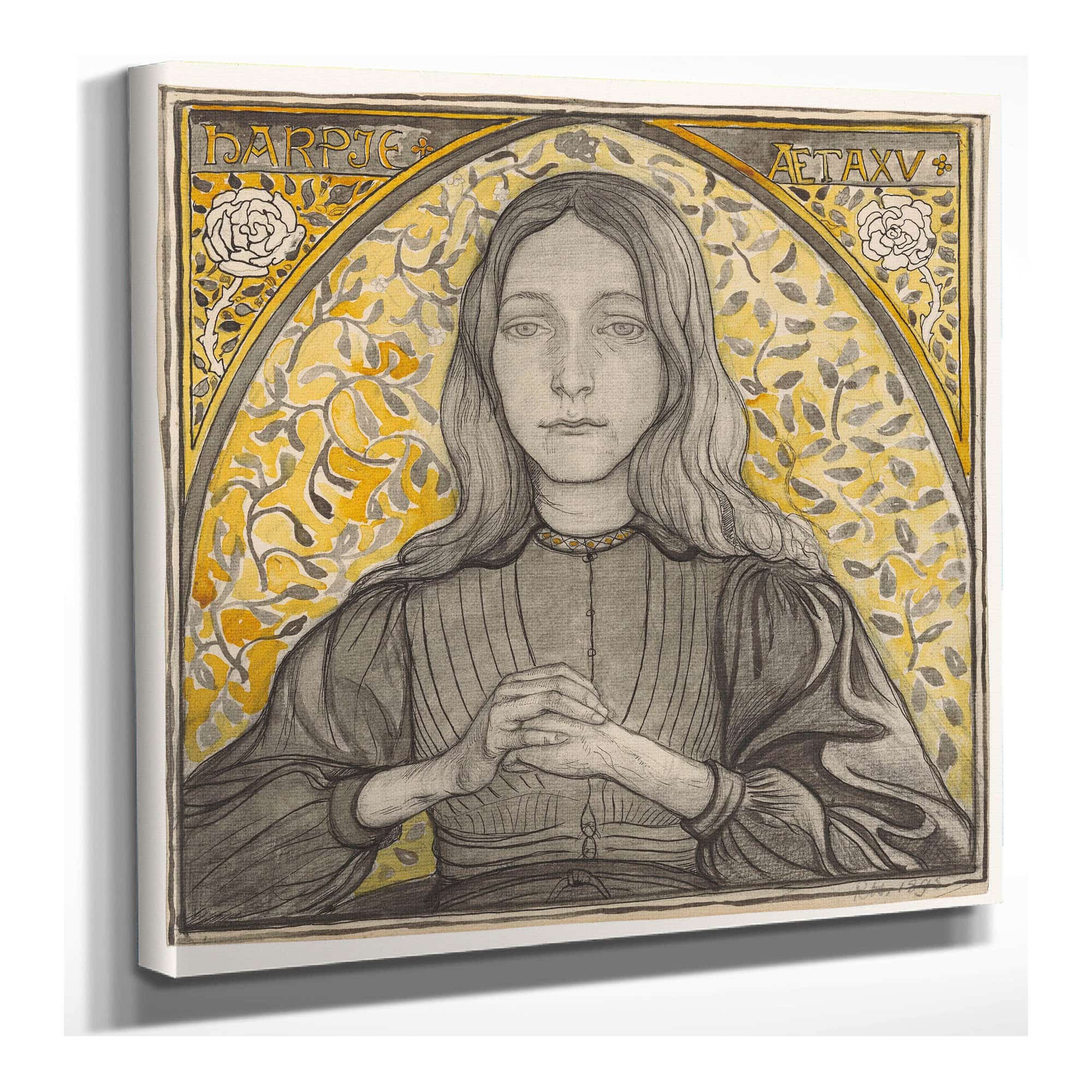 Portrait Of Harpje Aged by Richard Nicolaus Roland Holst - Image 6