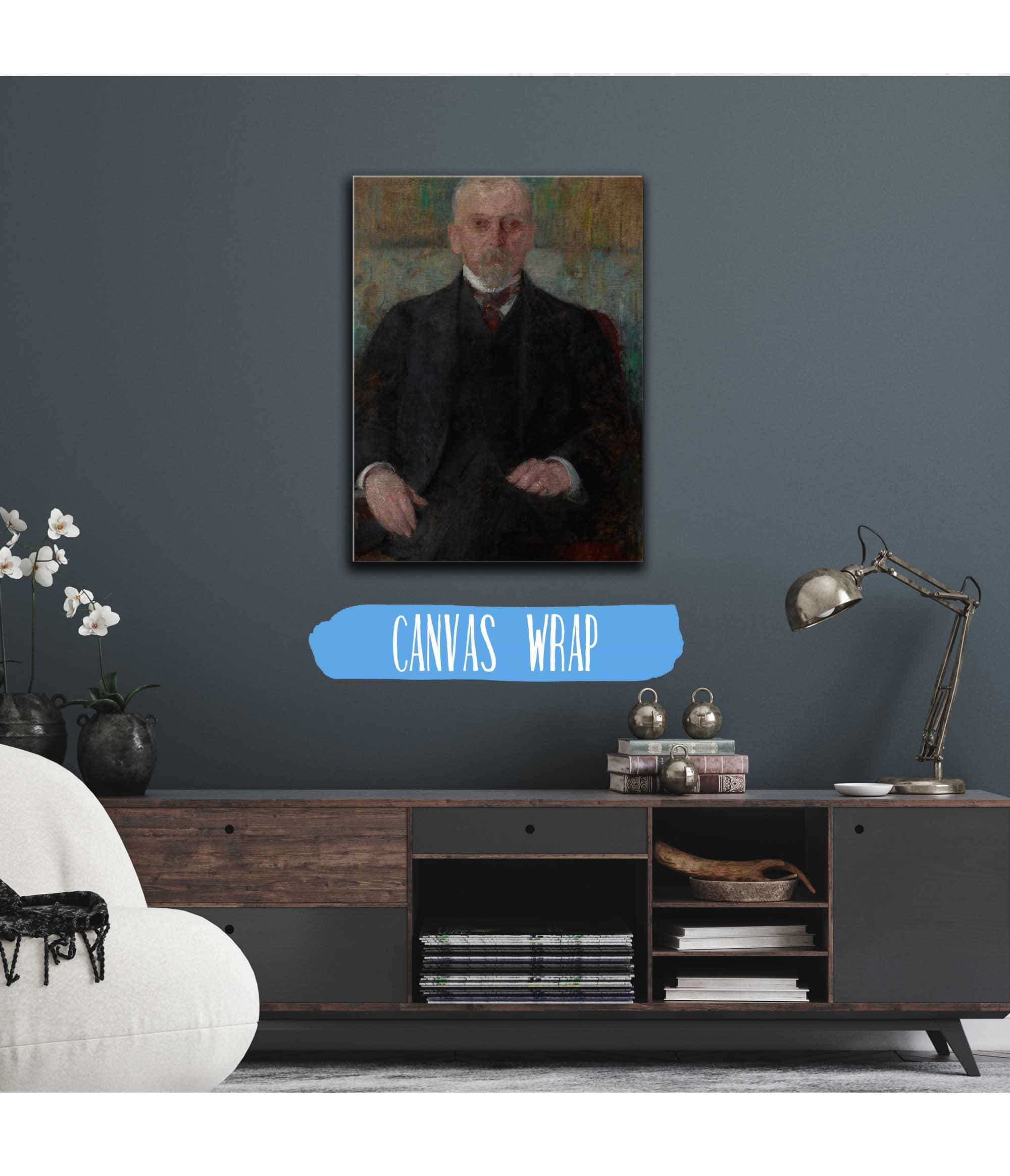 Portrait Of Henryk Sienkiewicz by Olga Boznanska - Image 3