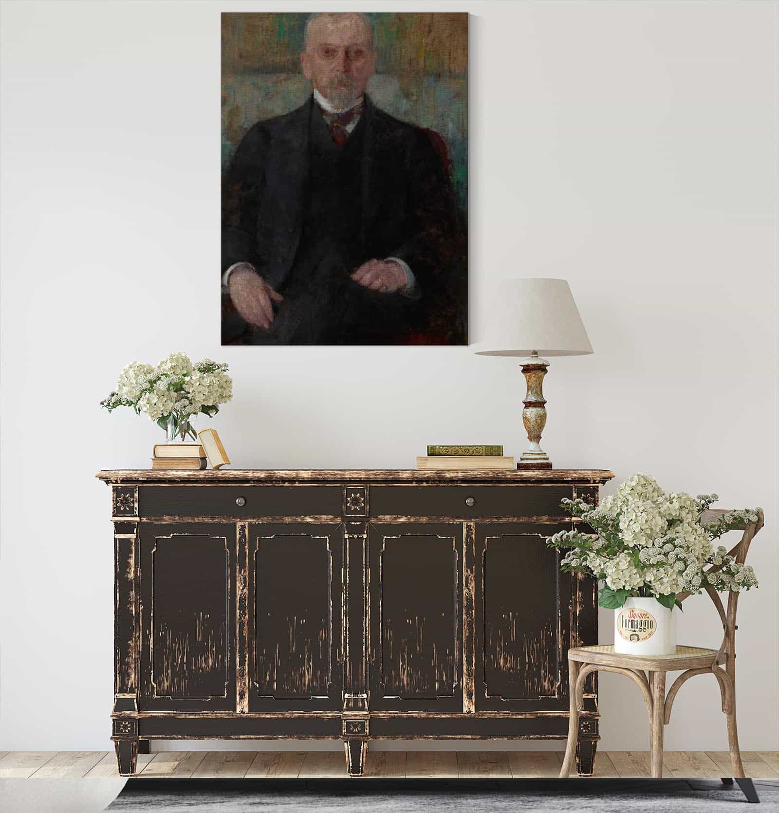 Portrait Of Henryk Sienkiewicz by Olga Boznanska - Image 4