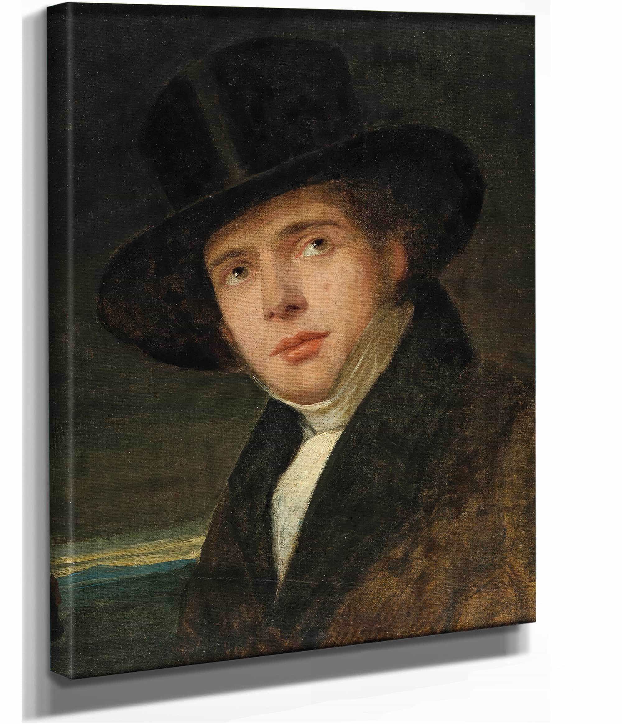 Portrait Of His Brother Andreas by Friedrich Von Amerling - Image 2