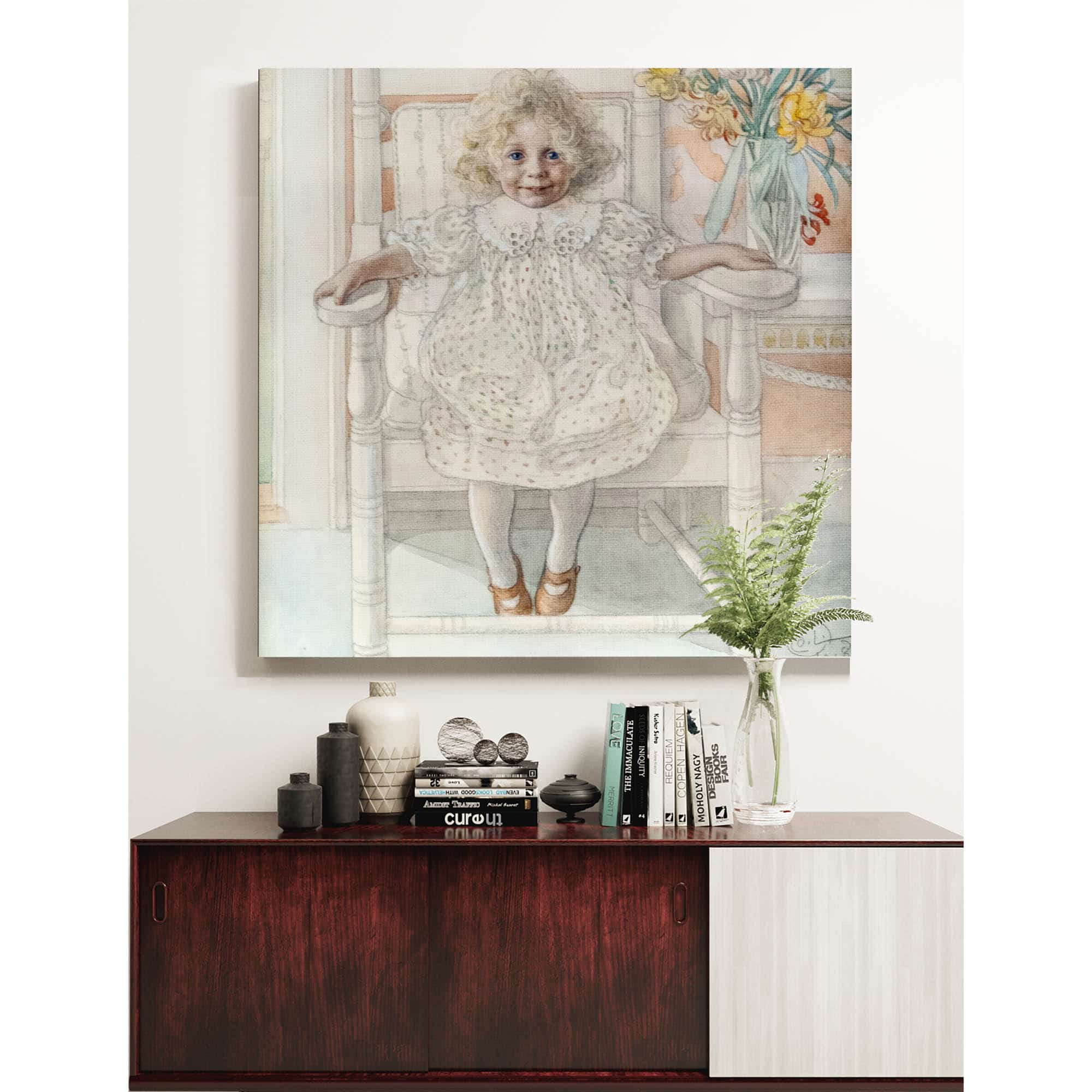 Portrait Of Inga Maria Thiel by Carl Larsson - Image 4
