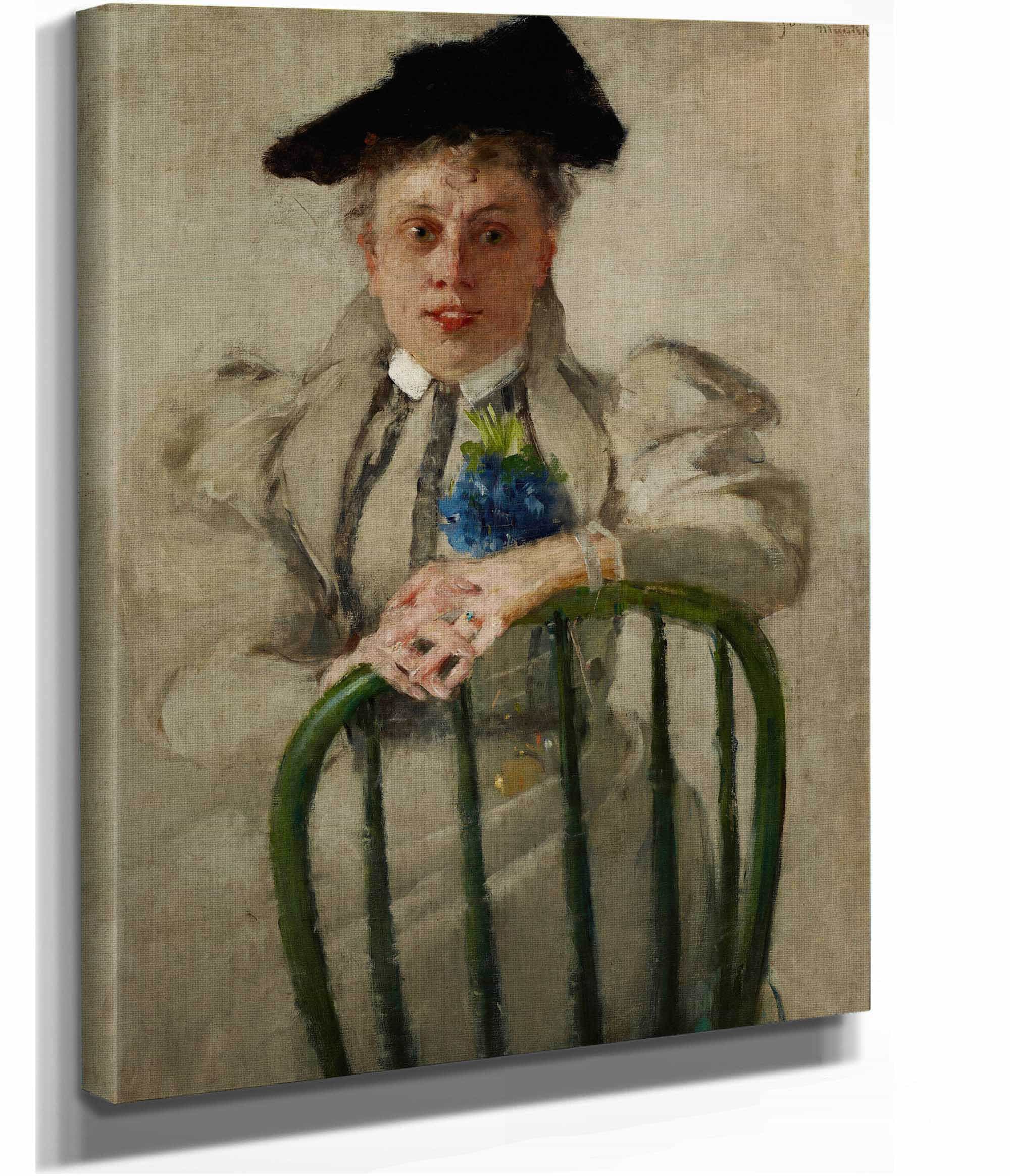 Portrait Of Irena Zbigniewicz Nee Serda by Olga Boznanska - Image 2