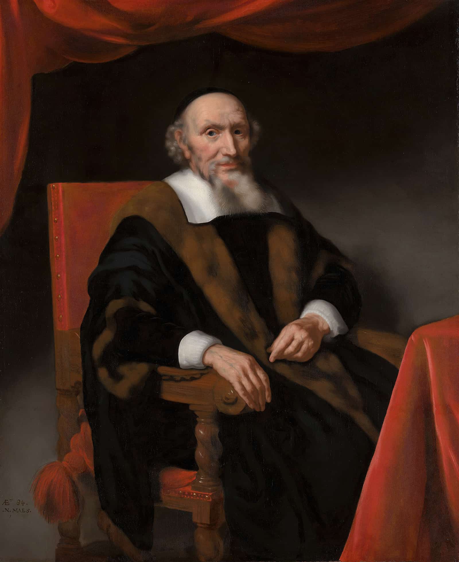 Portrait Of Jacob Trip by Nicolaes Maes
