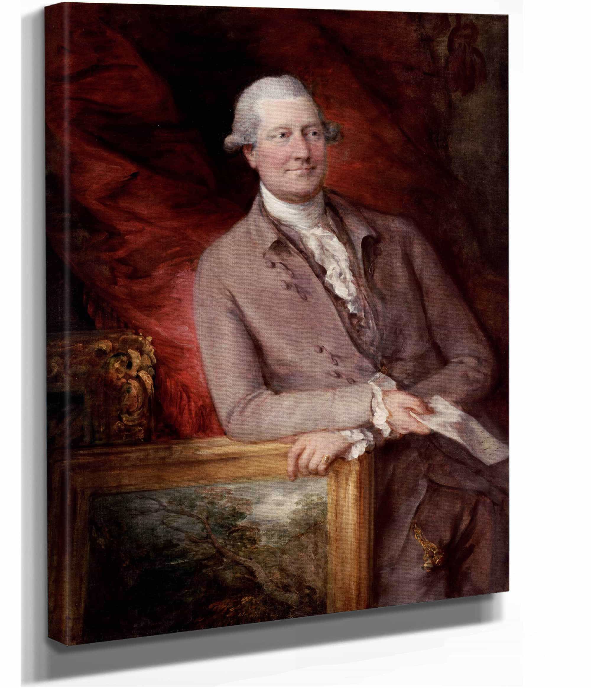 Portrait Of James Christie by Thomas Gainsborough - Image 2