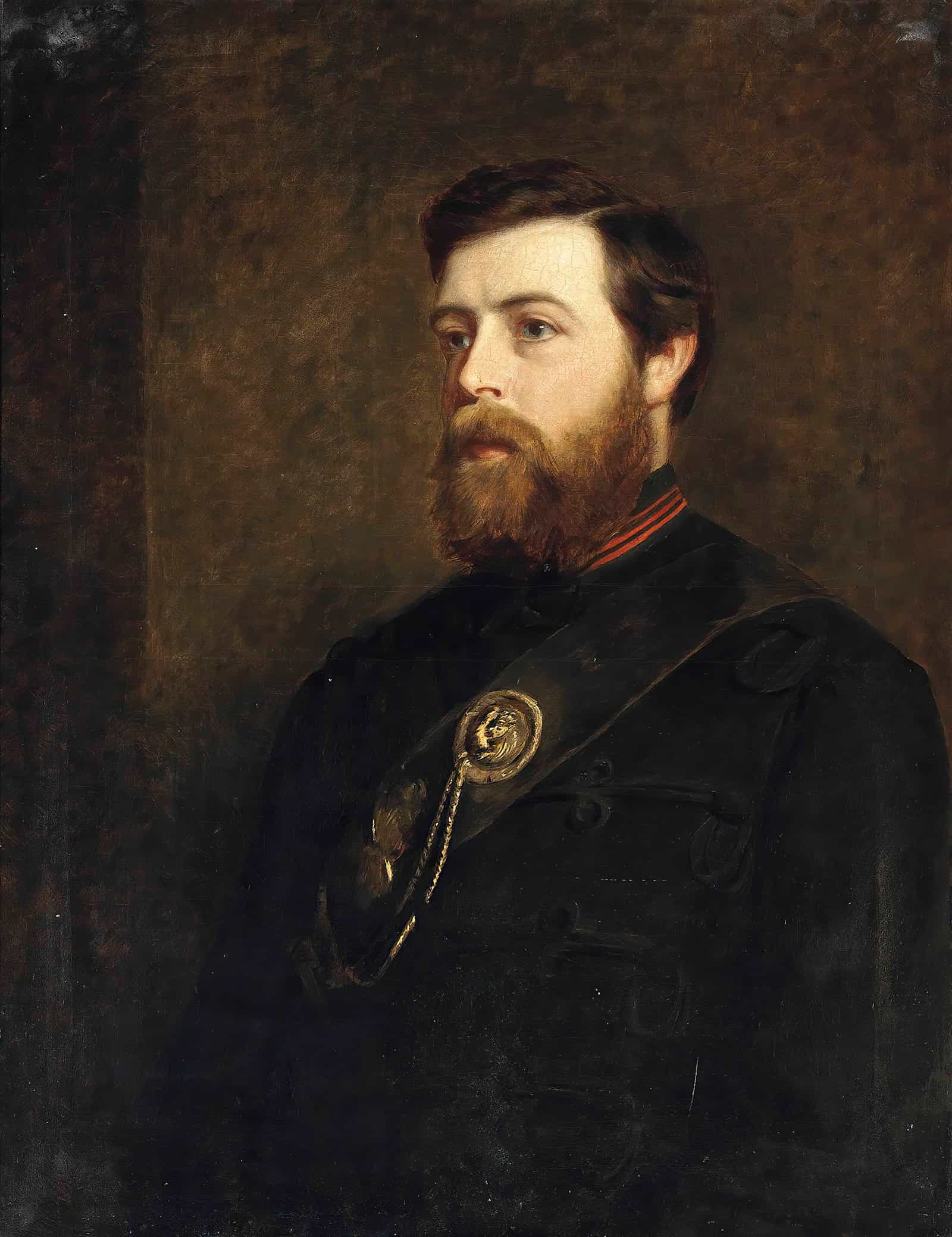 Portrait Of James Panton Esq In The Uniform Of The Kings Royal Rifle Corps Th Foot by William Powell Frith