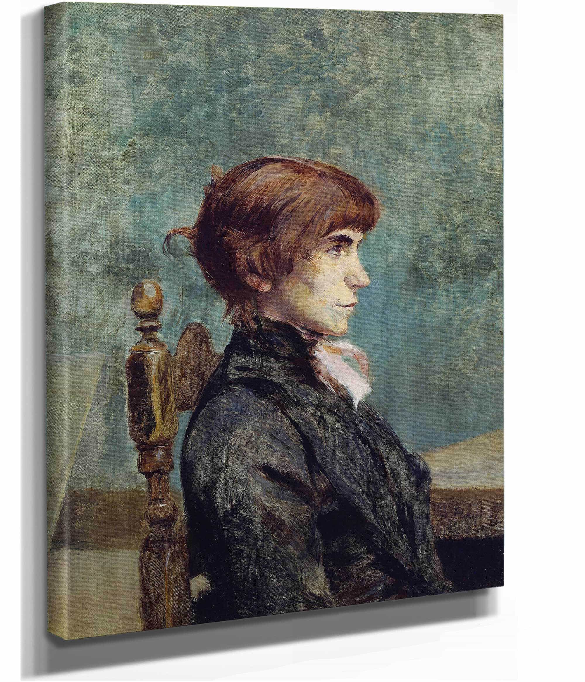 Portrait Of Jeanne Wenz by Henri De Toulouse Lautrec - Image 2