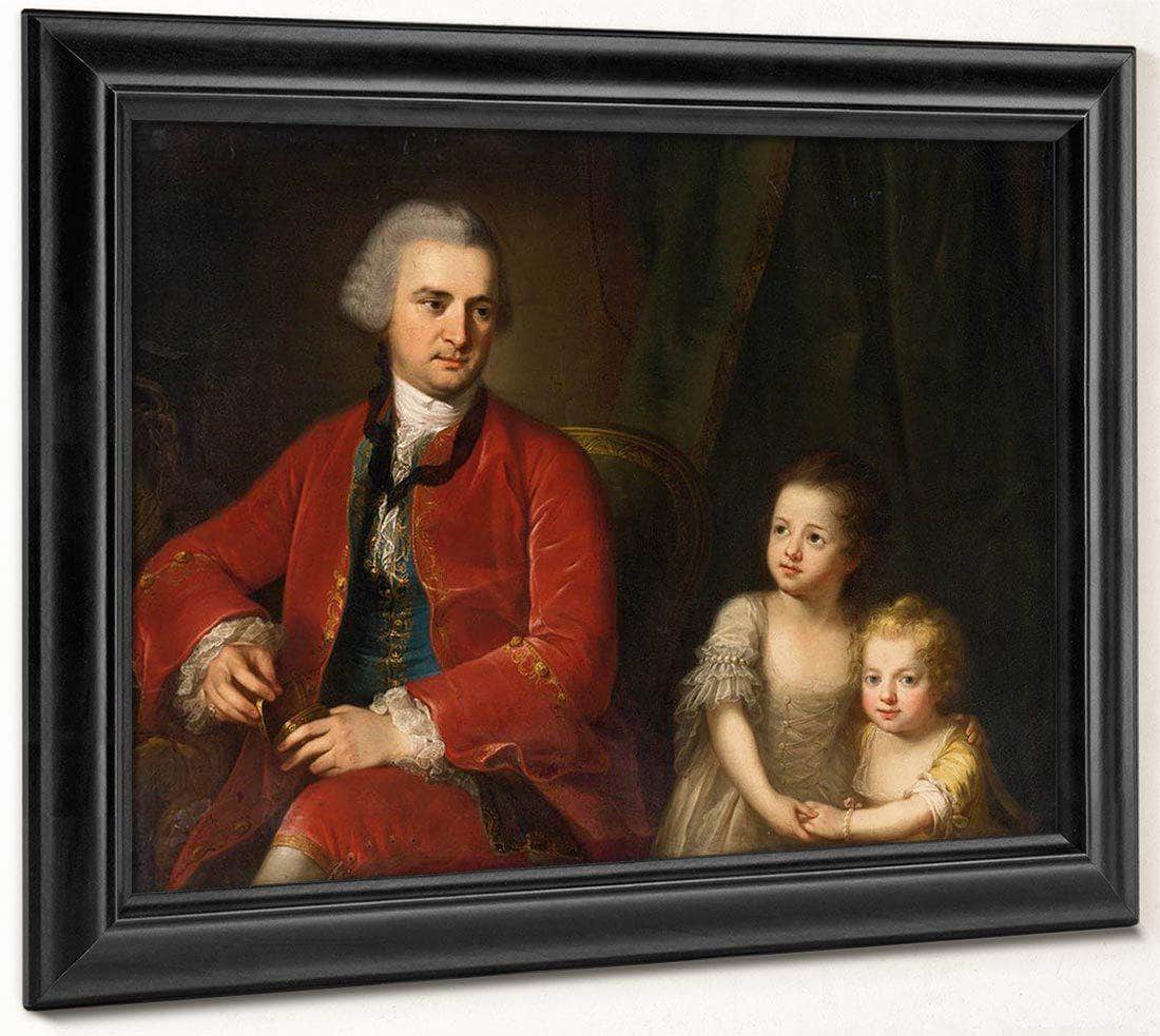 Portrait Of John Apthorp And His Daughters 1764 Oil On Canvas 97 X 135 Cm Private Collection By Angelica Kauffmann - Image 8