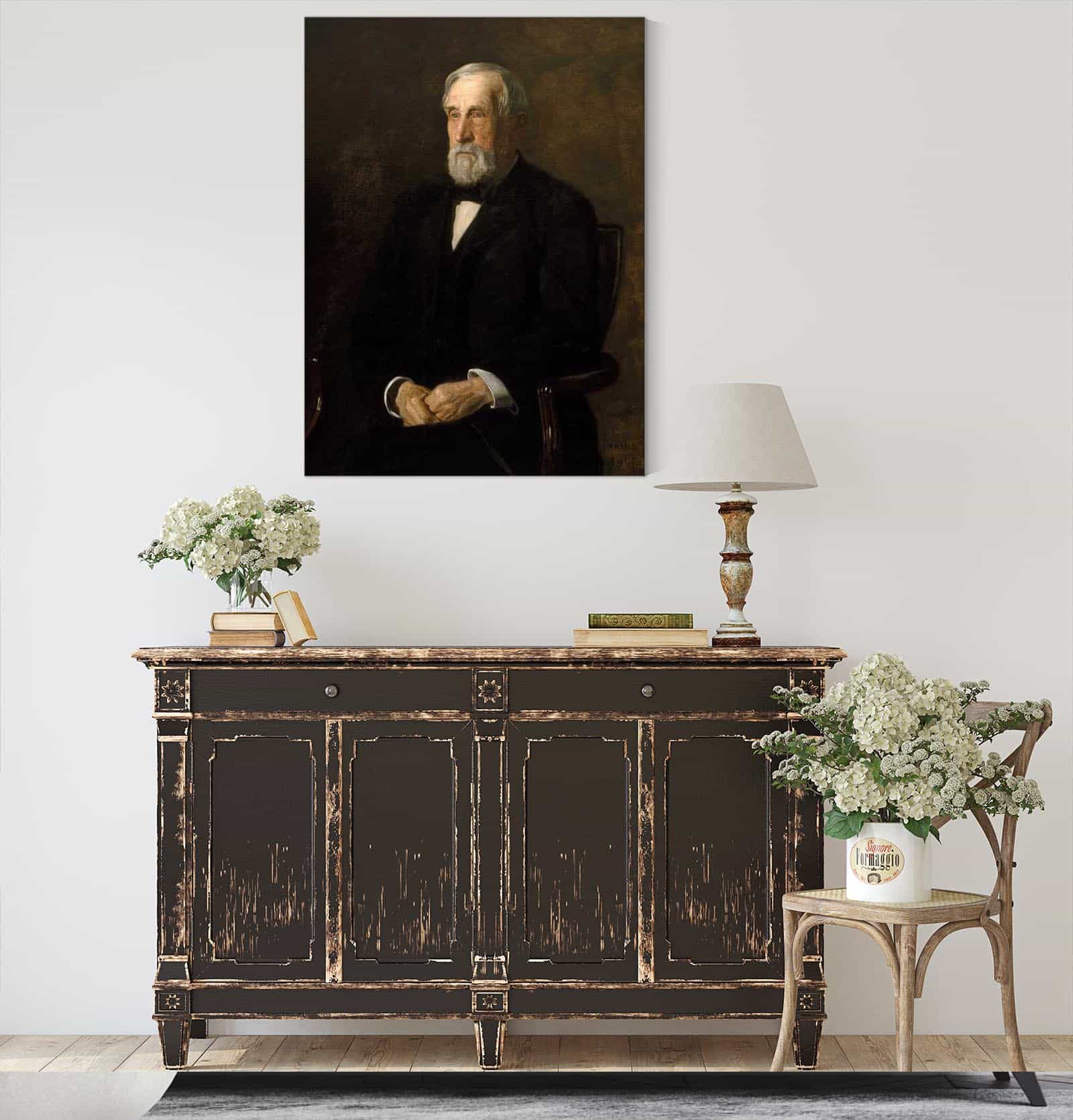 Portrait Of John B Gest by Thomas Eakins - Image 4