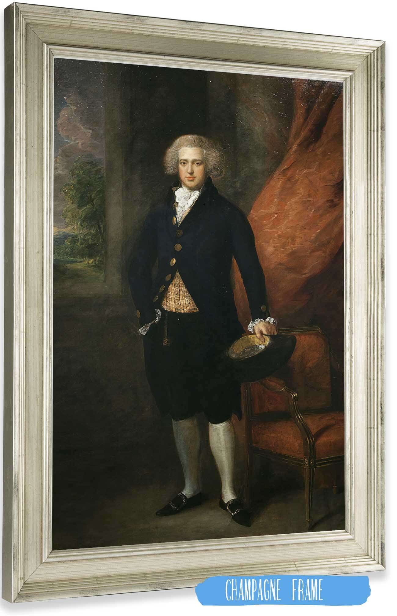 Portrait Of John Langston Esquire Of Sarsden by Thomas Gainsborough