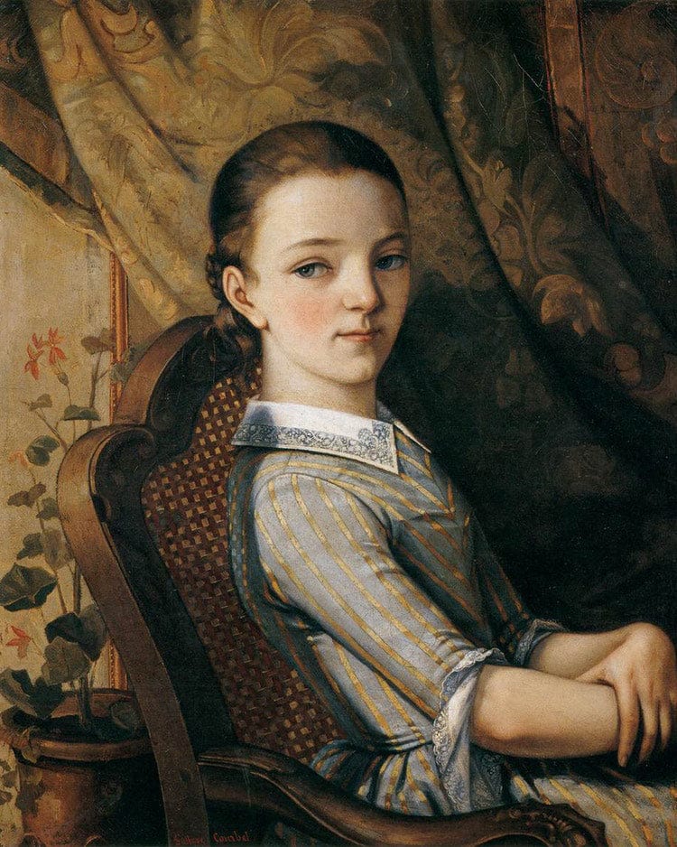 Portrait Of Juliette Courbet 1844 By Gustave Courbet - Image 6