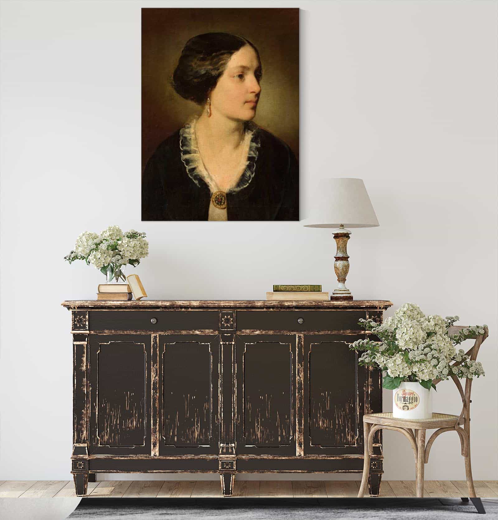 Portrait Of Katarzyna Potocka Nee Branicka by Friedrich Von Amerling - Image 8