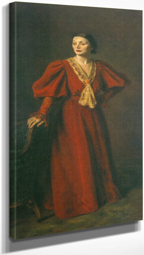 Portrait Of Katharine Cornell As Candida 1925 1926 By Eugene Speicher - Image 3