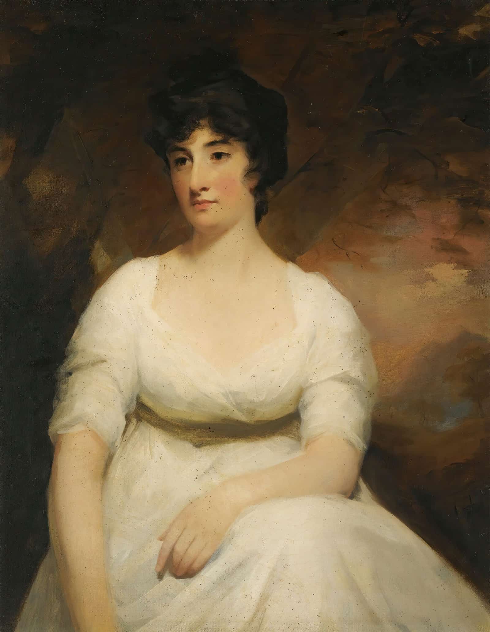 Portrait Of Katherine Hamilton Lady Suttie Of Balgone D by Sir Henry Raeburn - Image 2