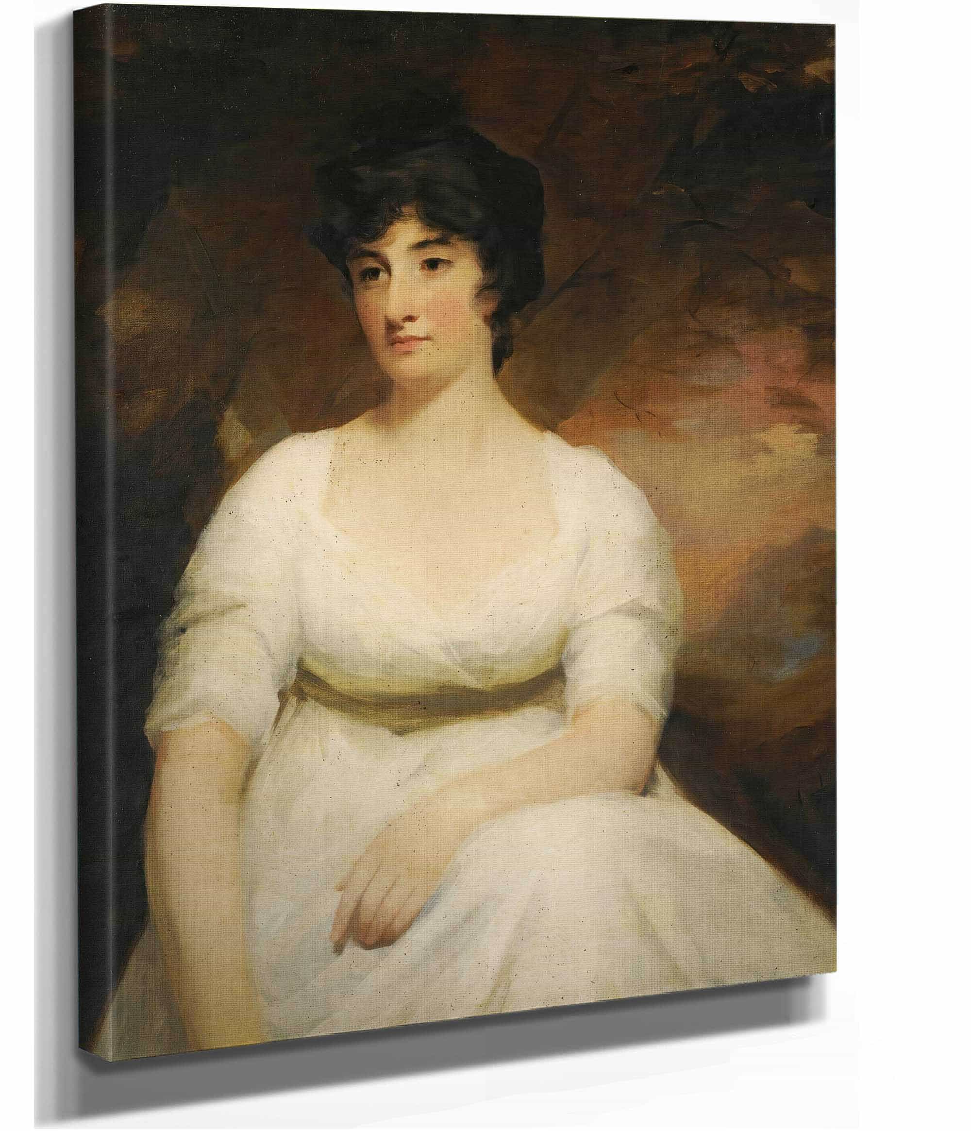Portrait Of Katherine Hamilton Lady Suttie Of Balgone D by Sir Henry Raeburn - Image 4